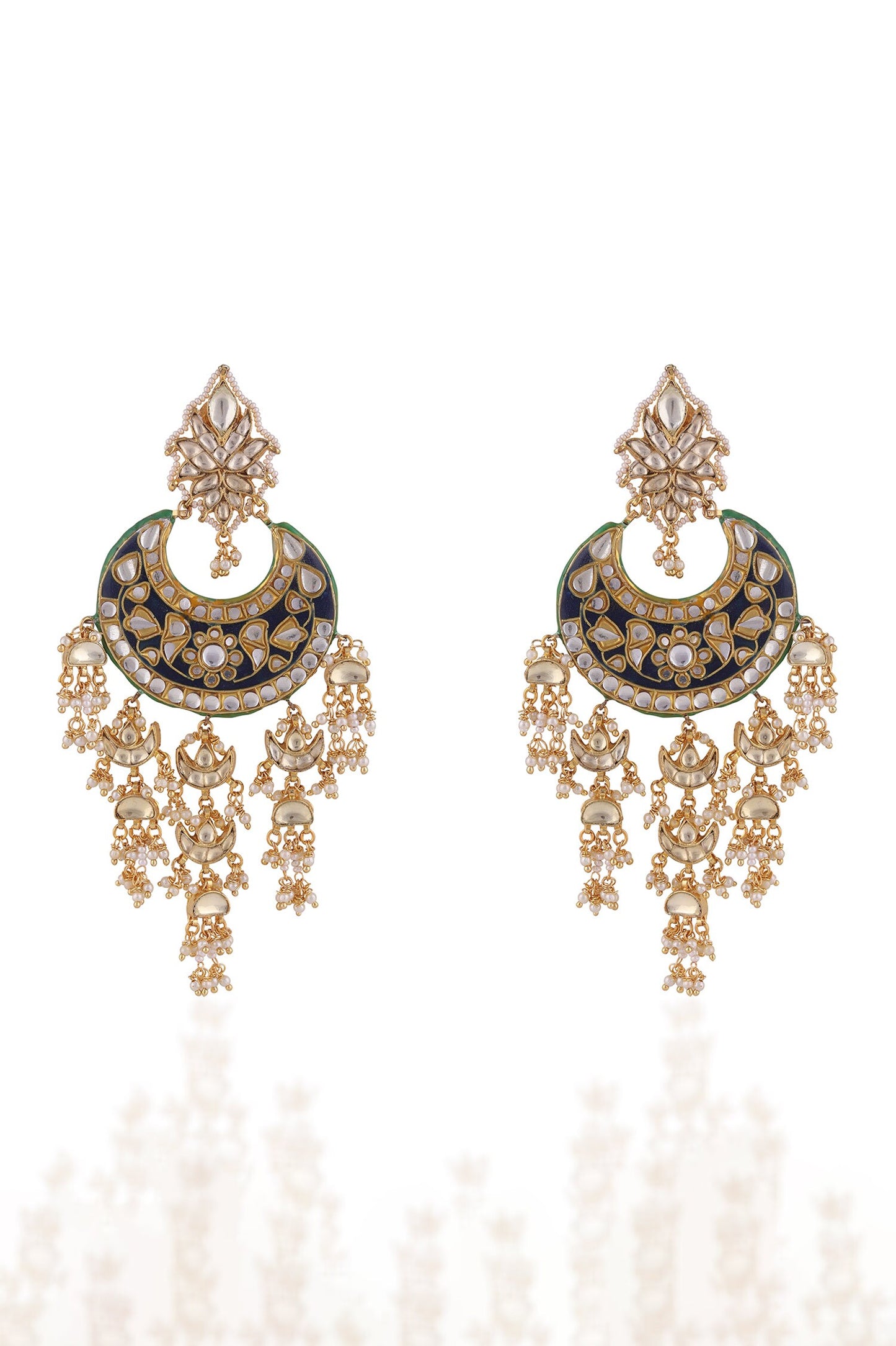 Meenakari Embellished Chandbalis