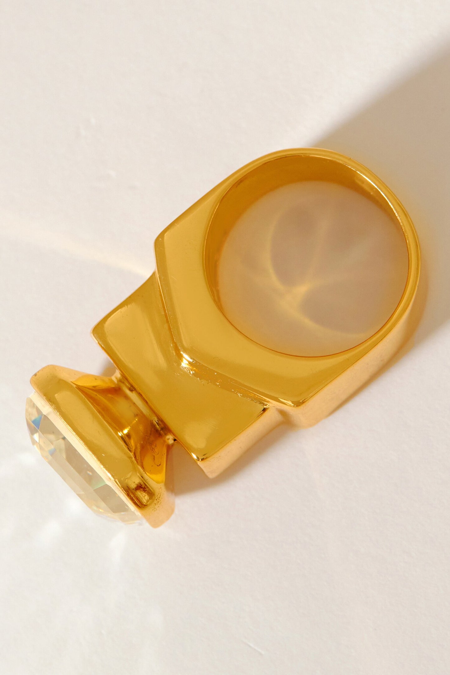 Hexa Crystal Studded Ring