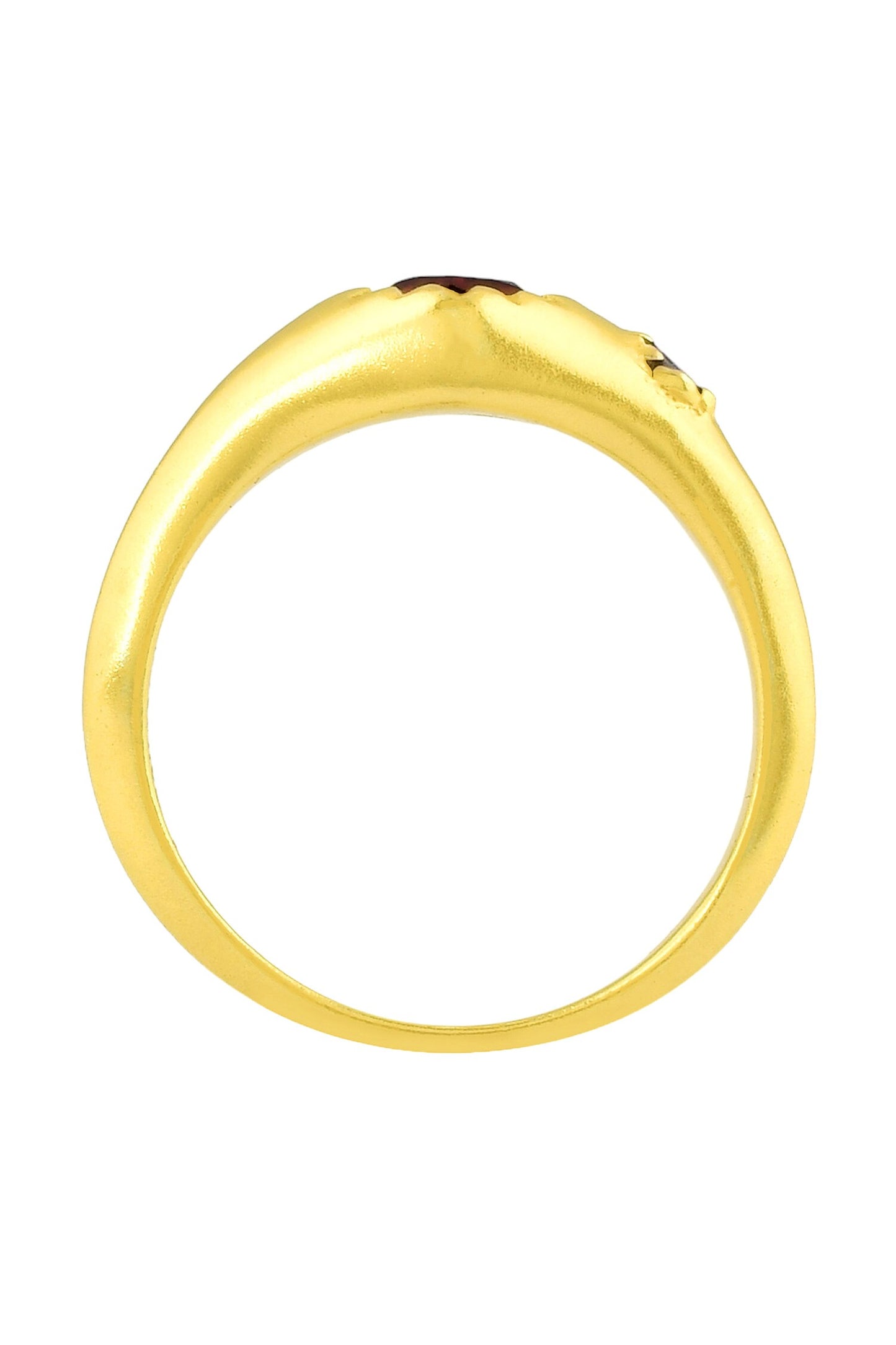 Garnet Stones Embellished Ring