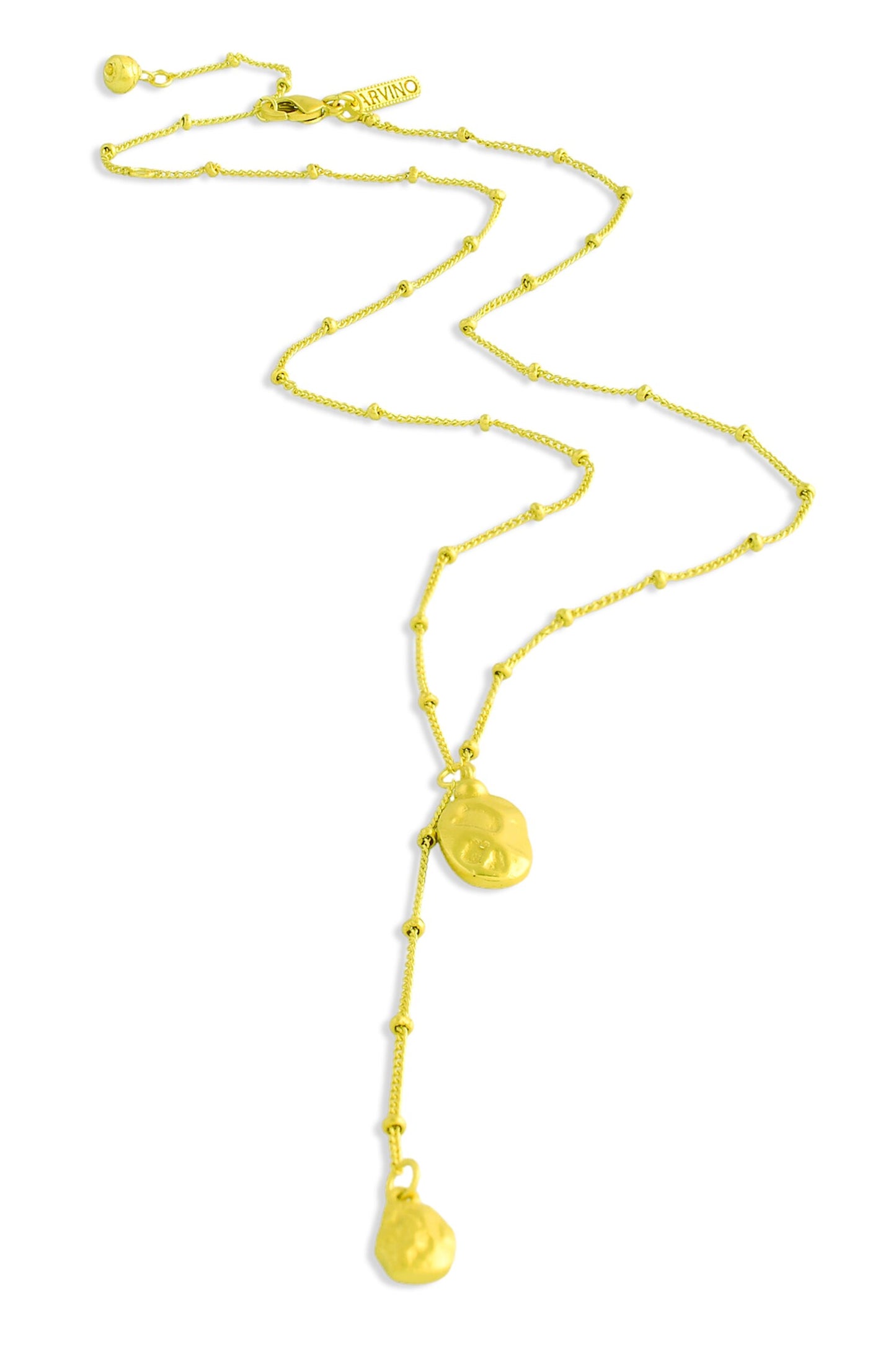 Solid Drop Charm Necklace