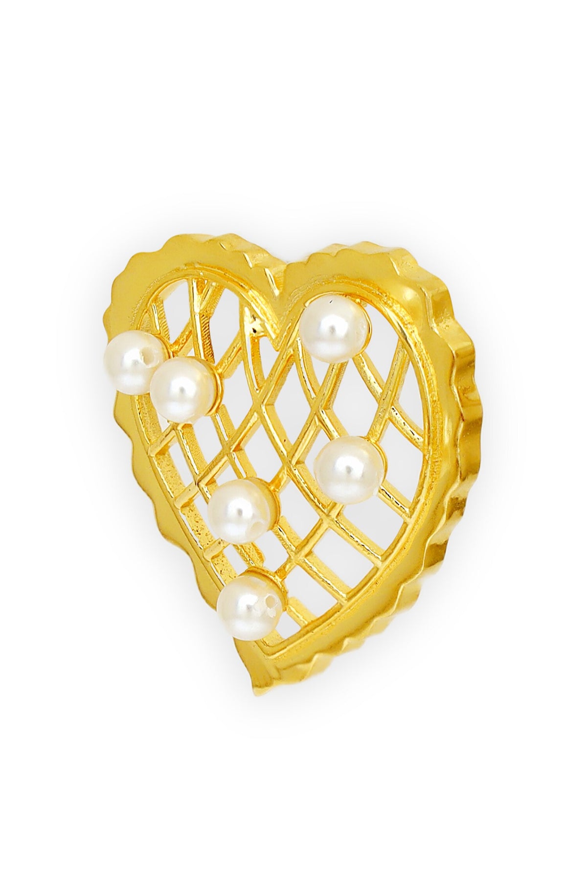 Whispering Heart Carved Cutwork Earrings