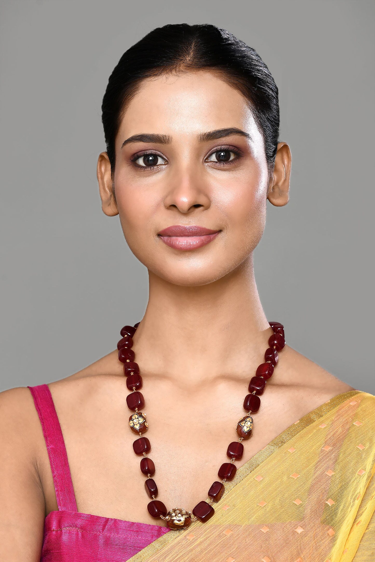 Square Bead Necklace