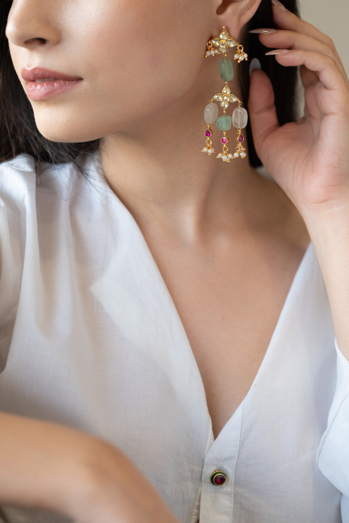 Kundan Embellished Earrings