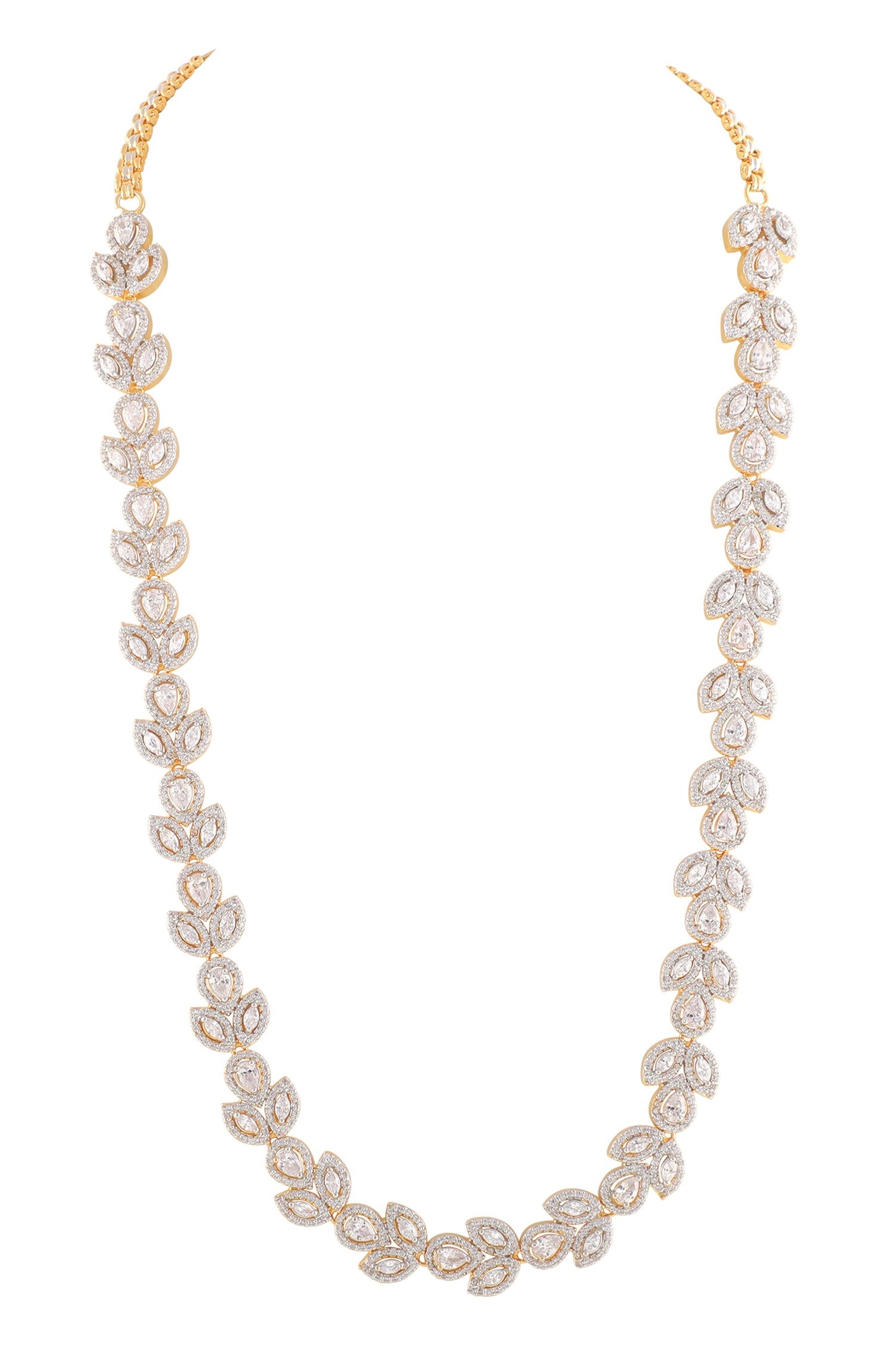 Diamond Embellished Necklace Set