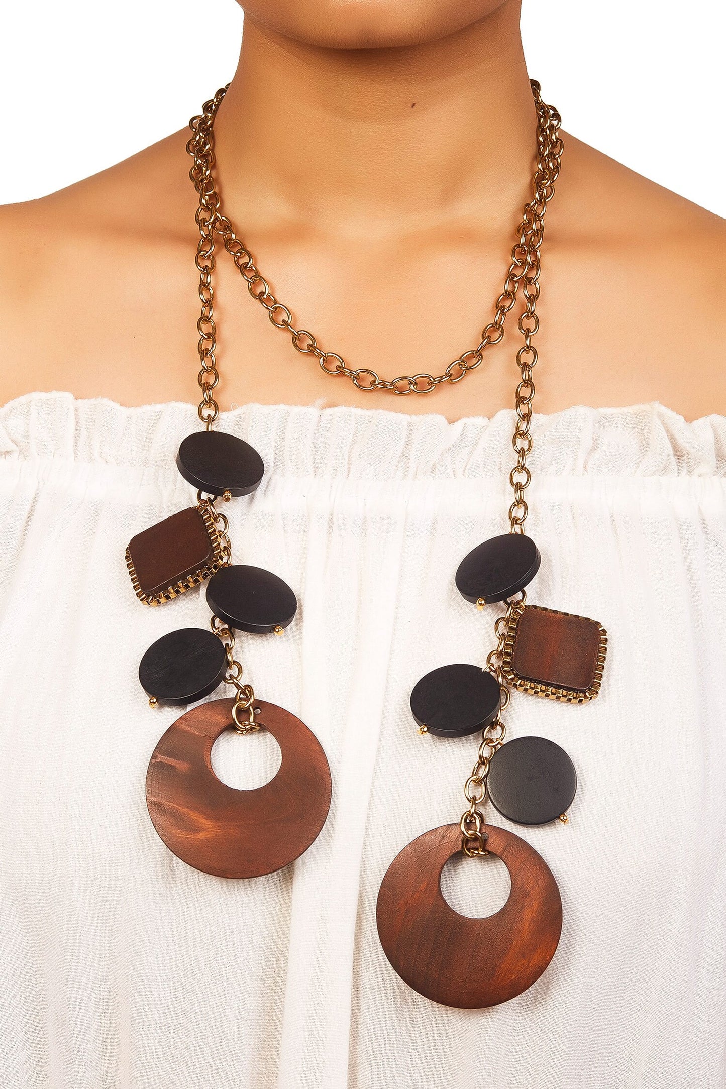 Tie The Knot Tassel Scarf Necklace