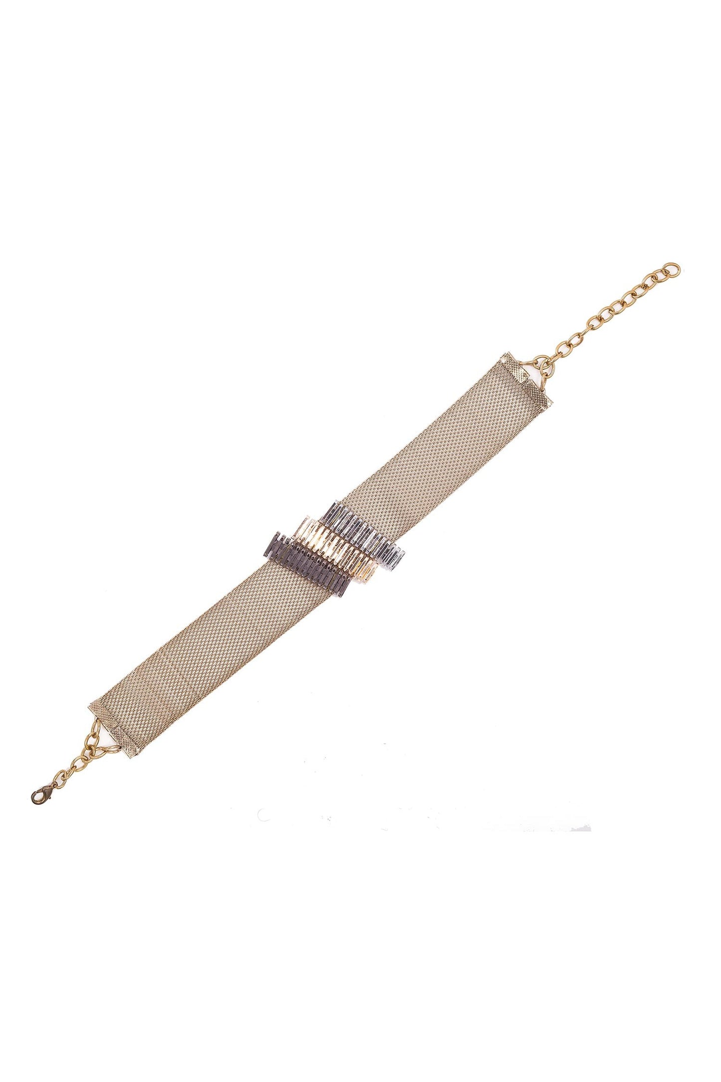 Zigzag Mesh Choker