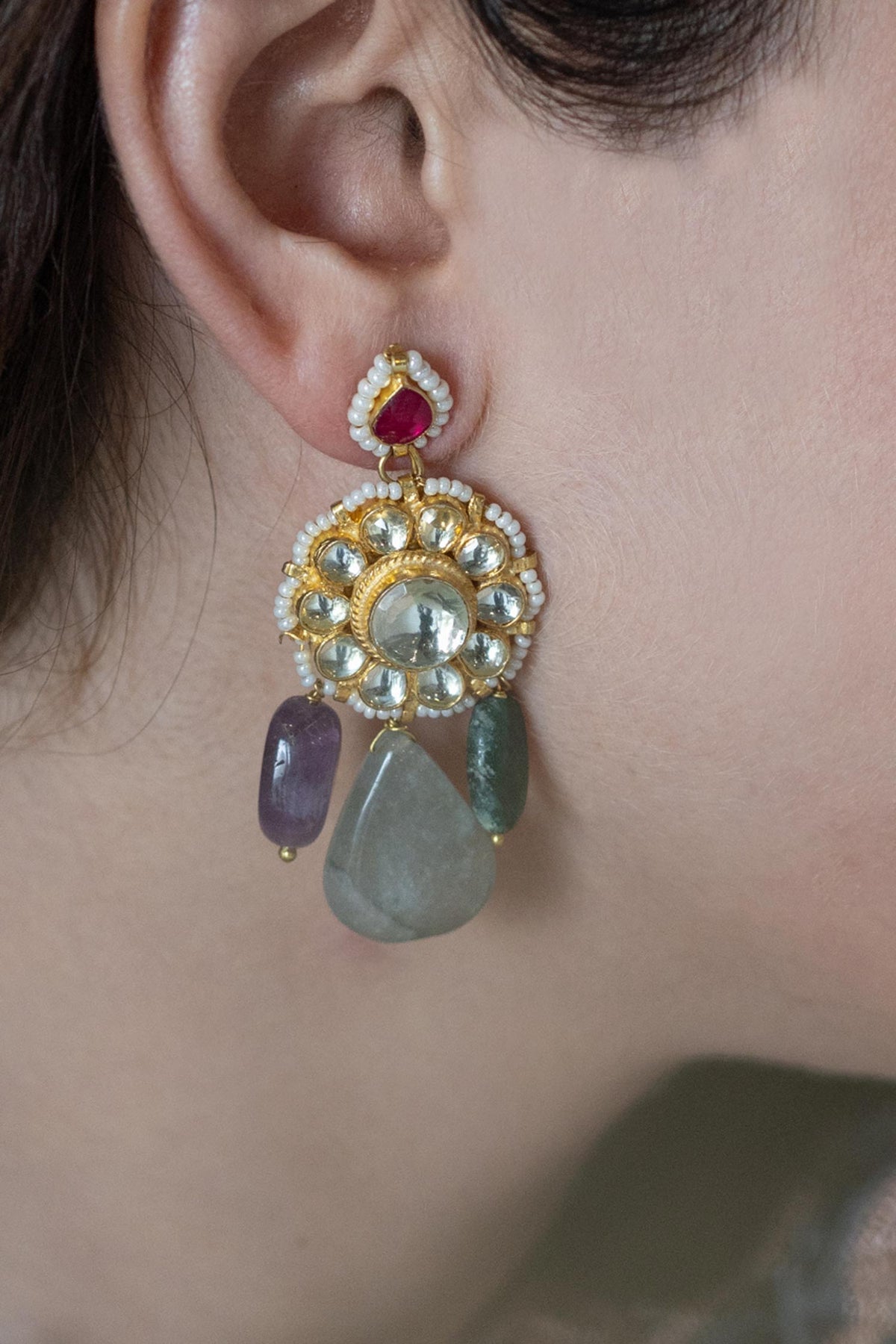 Kundan Studded Earrings
