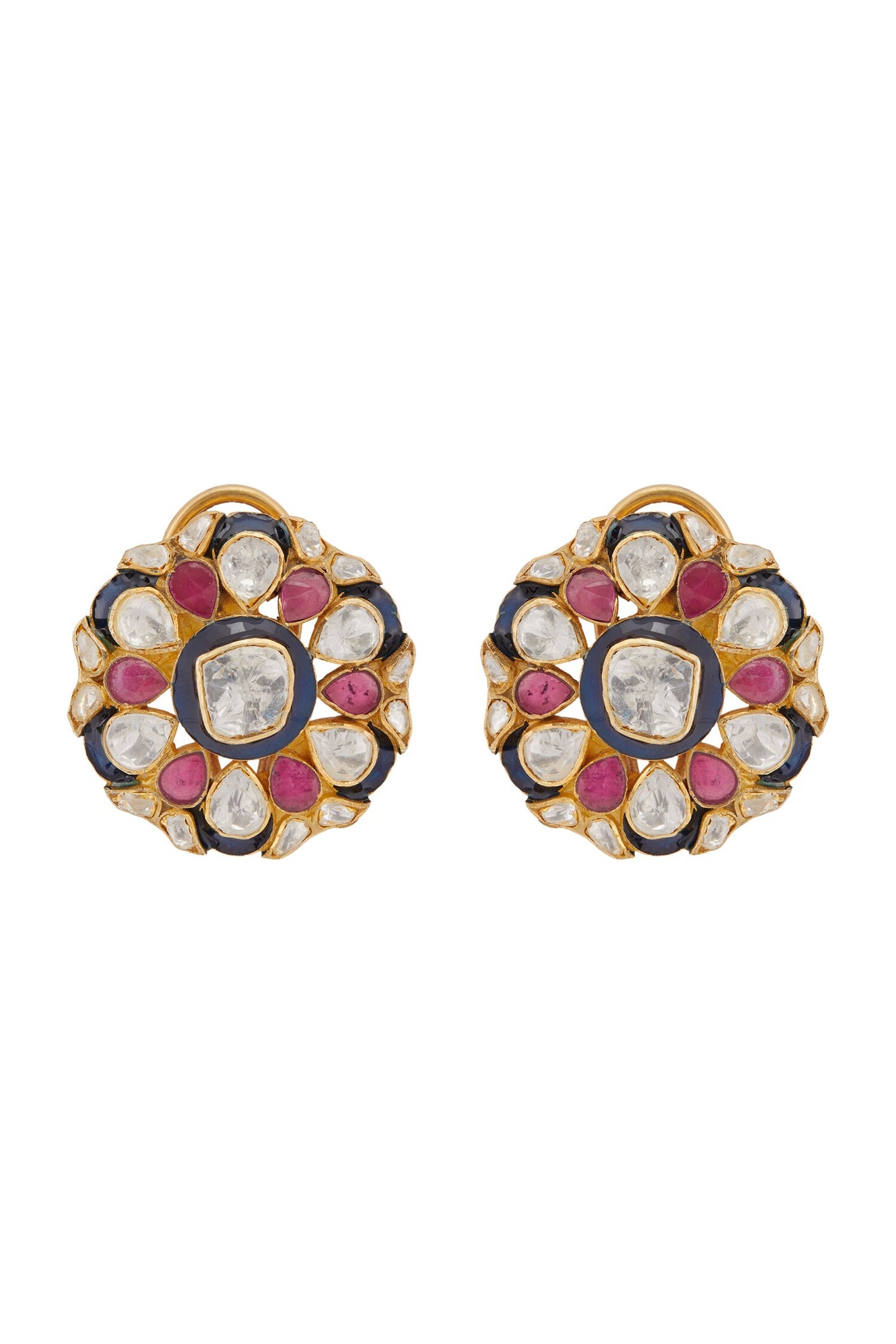Kashvi Phool Utrai Polki Studs