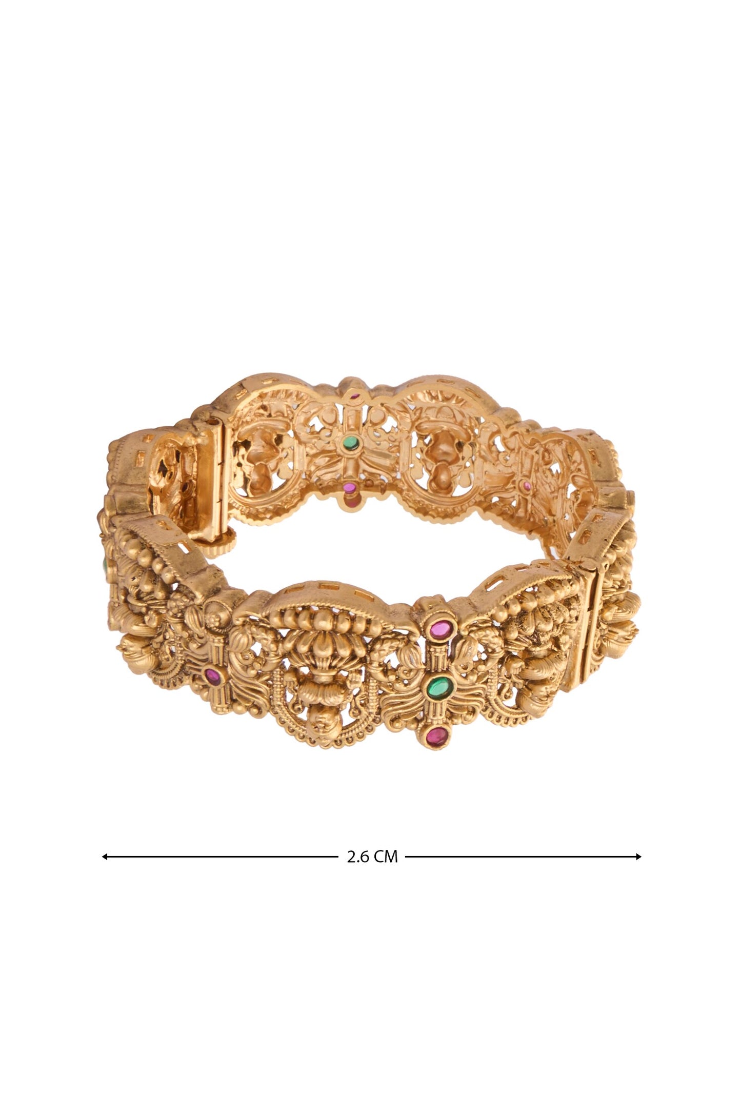 Carved Laxmi Bangles-Set of 2