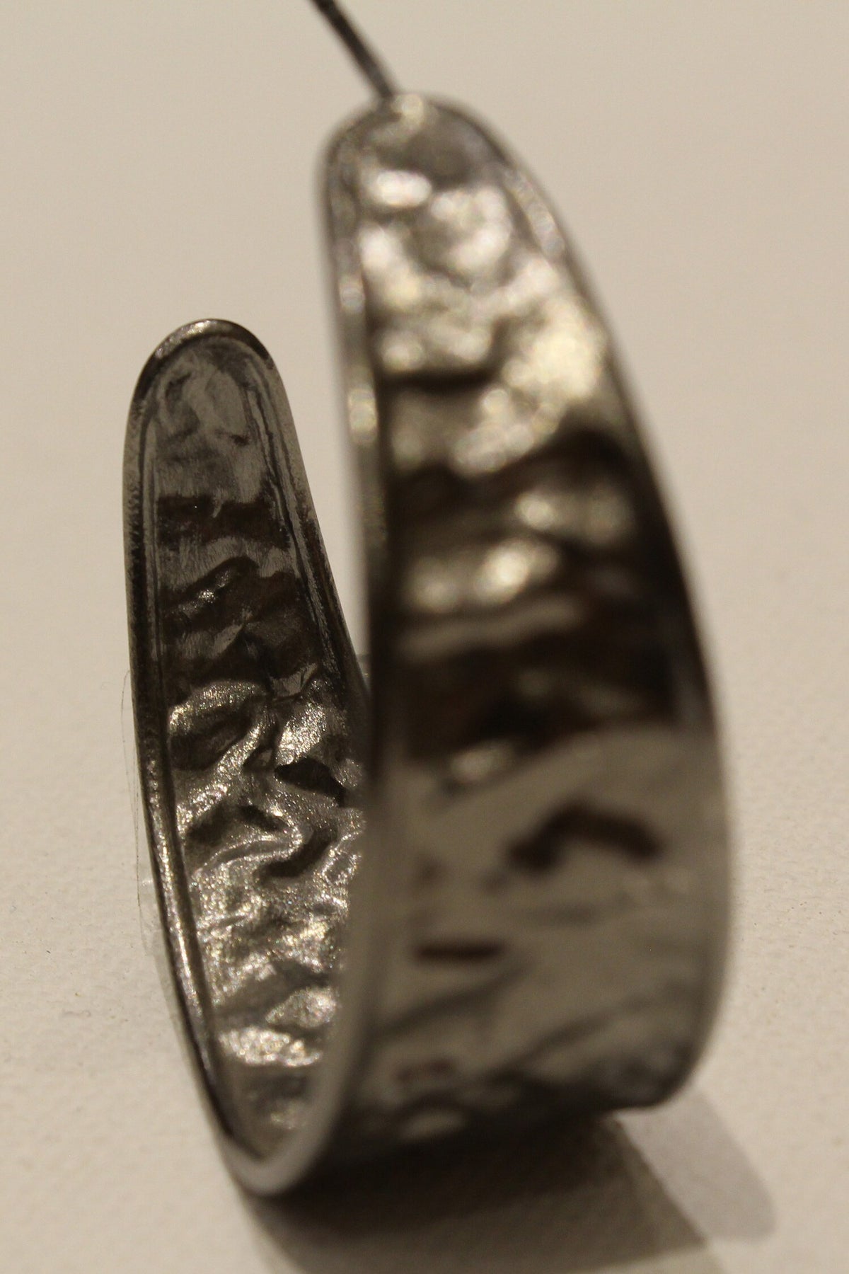 Bailey Hammered Textured Hoops