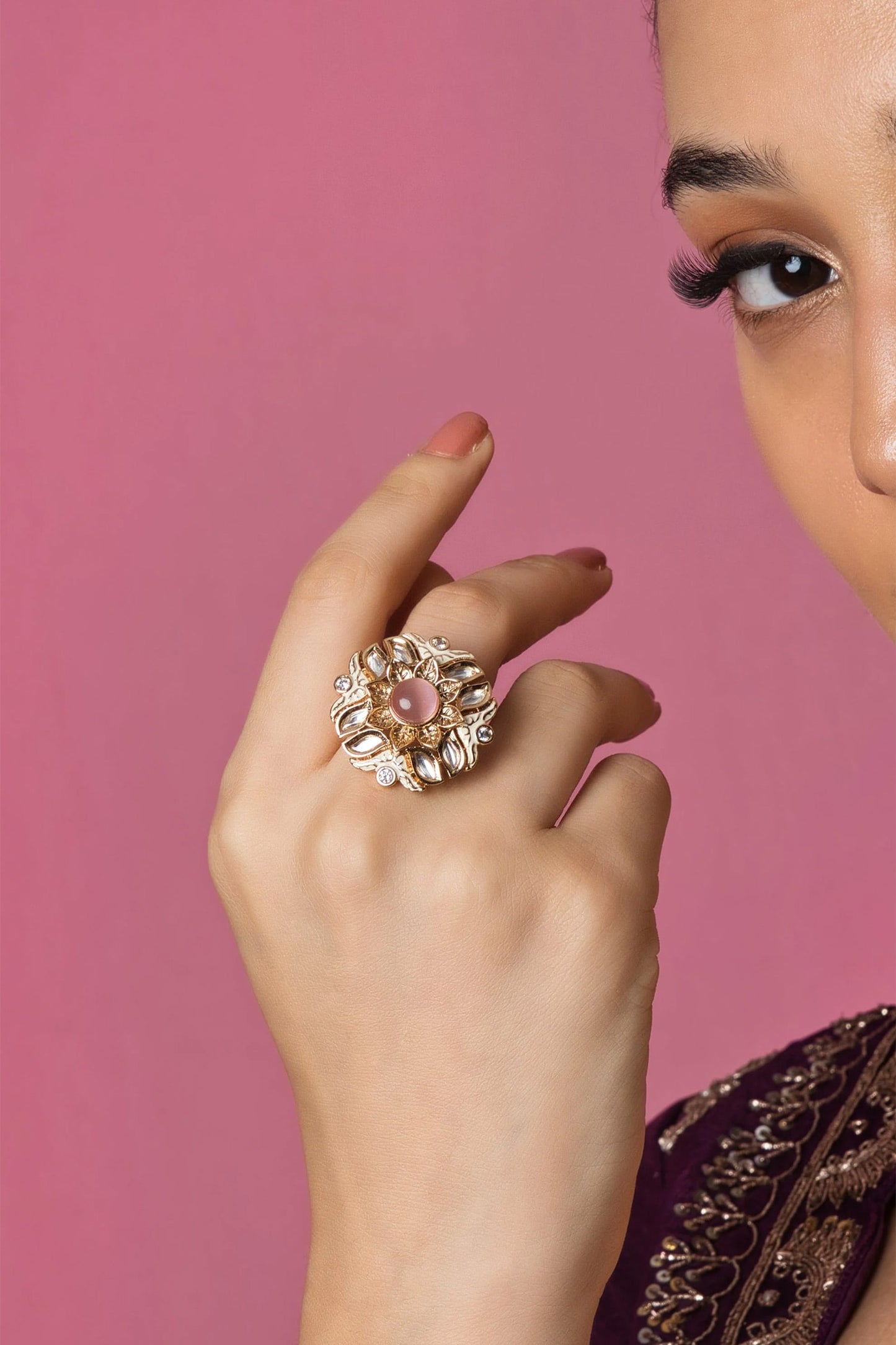 Kundan Studded Ring