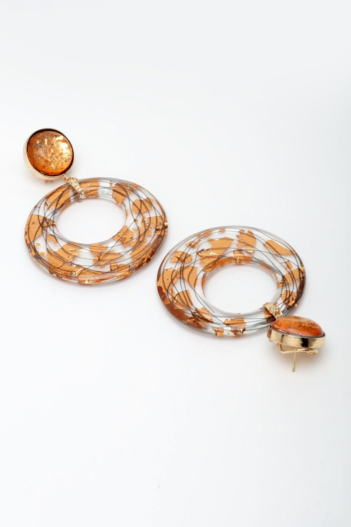 Brienna Resin Hoop Danglers