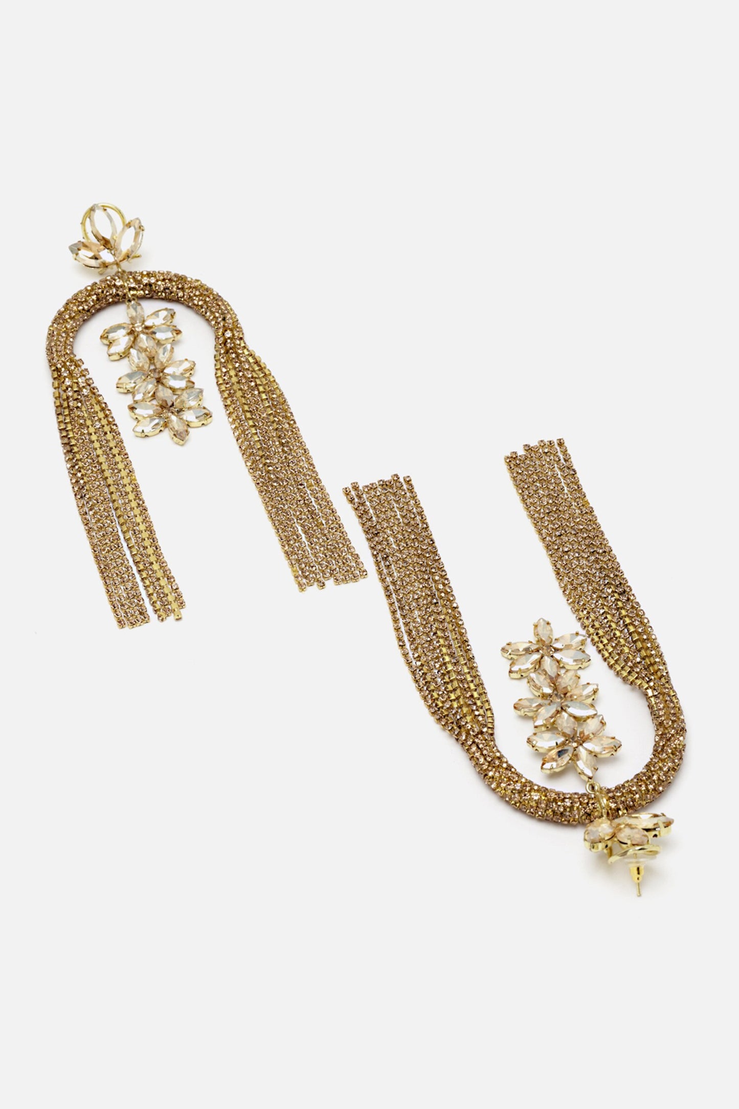 Upside Down U Shaped Dangler Earrings