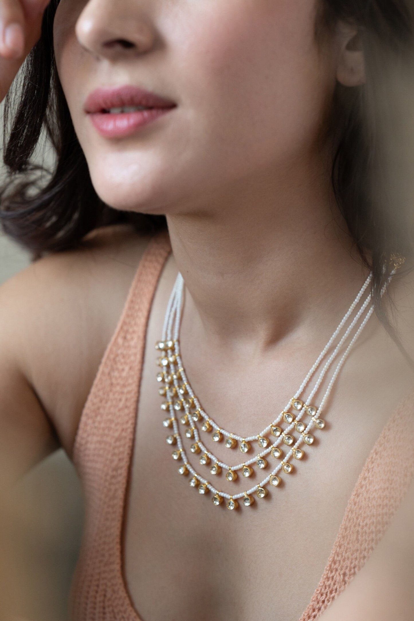Kundan Studded Layered Necklace