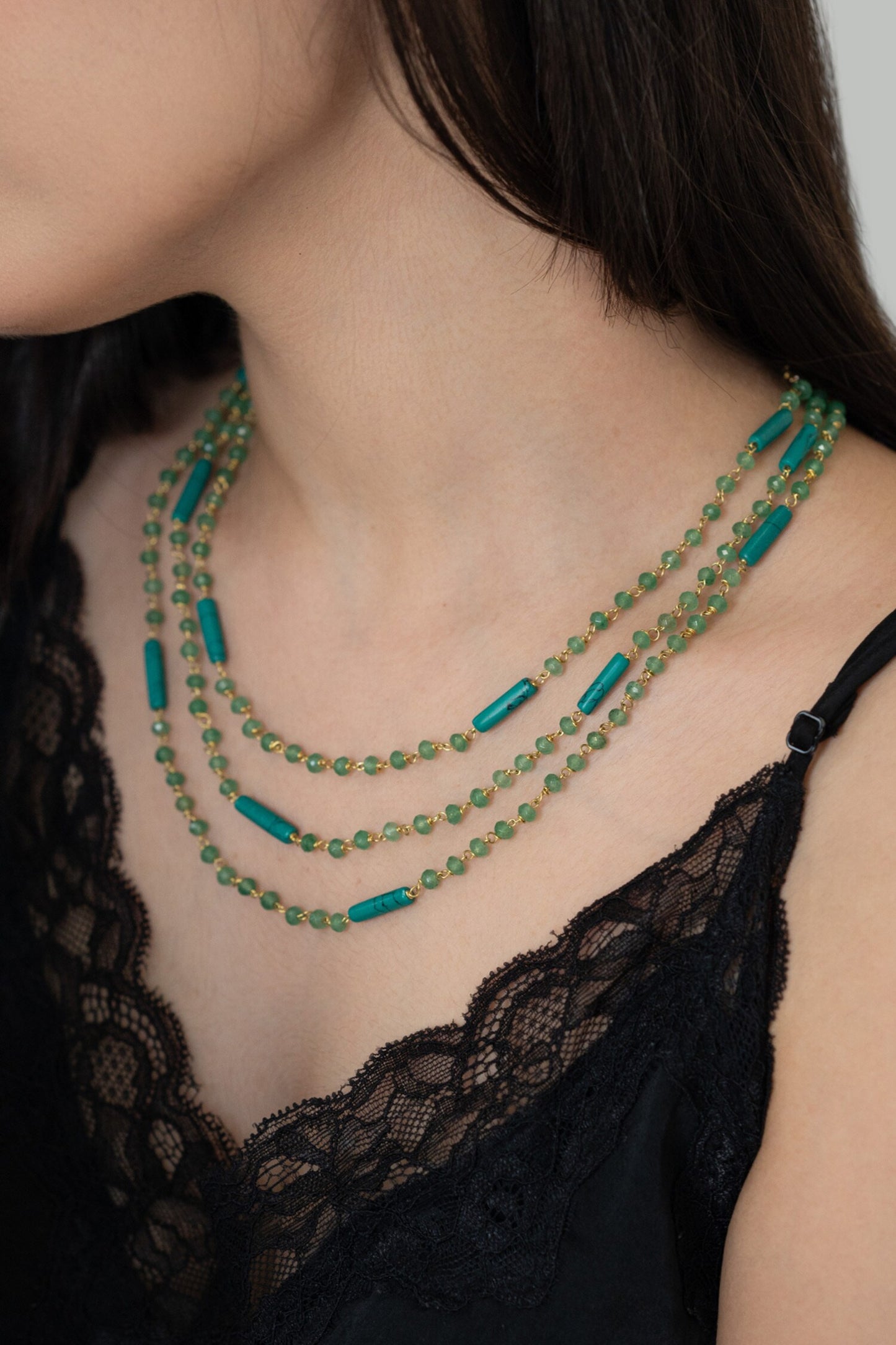 Onyx Multi-Layer Necklace