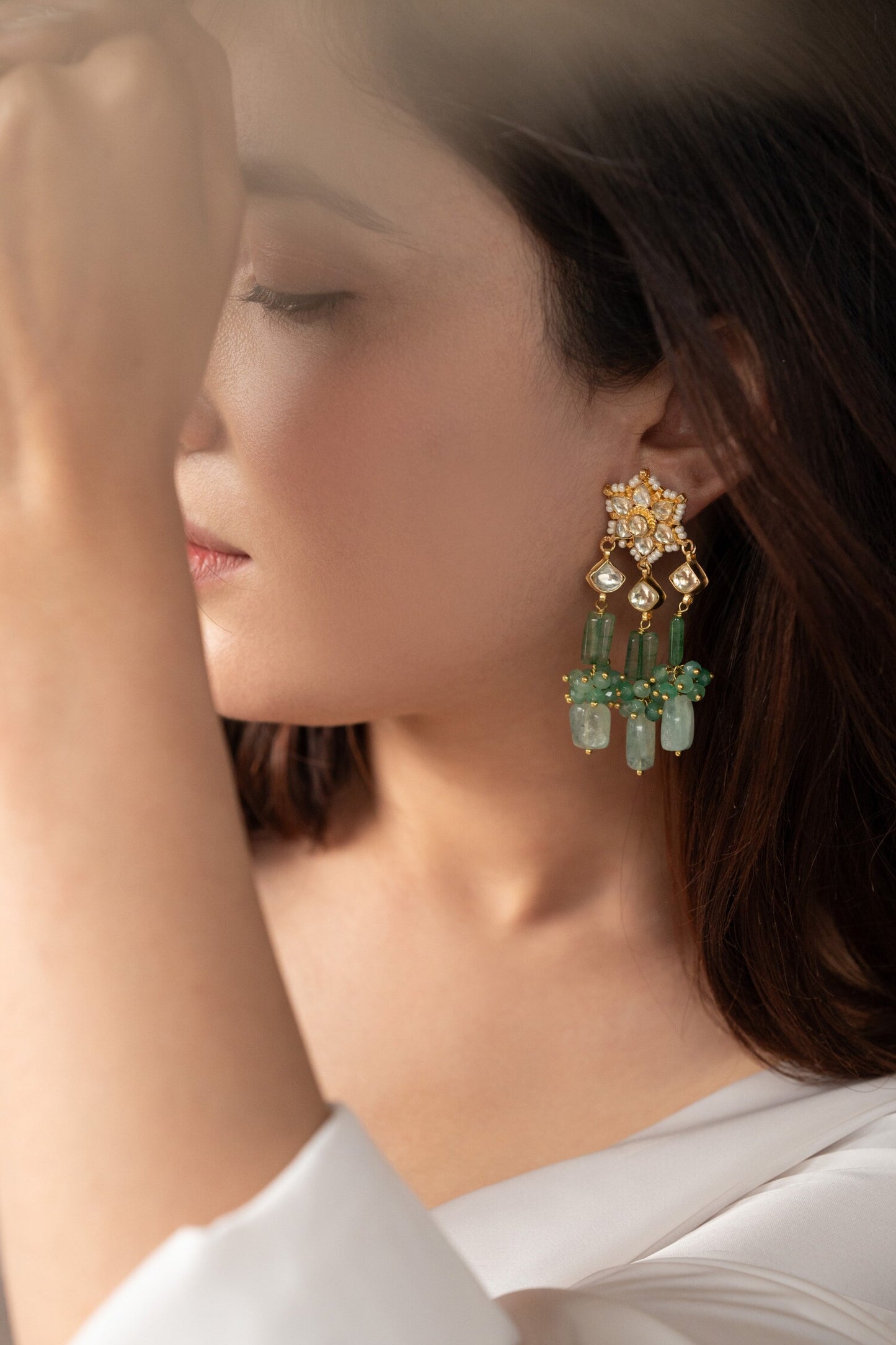 Floral Carved Earrings