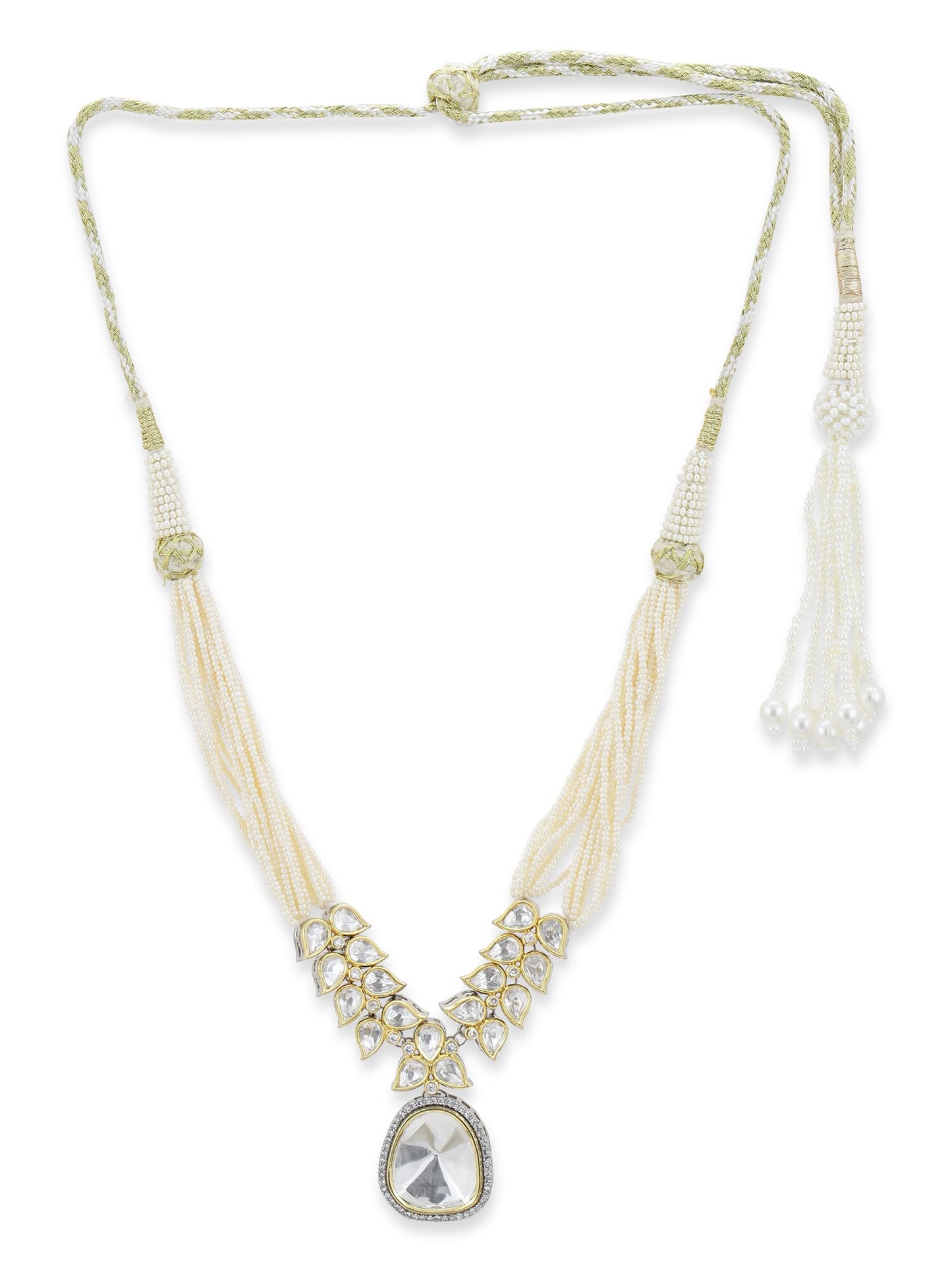 Geometric Cutwork Kundan Choker