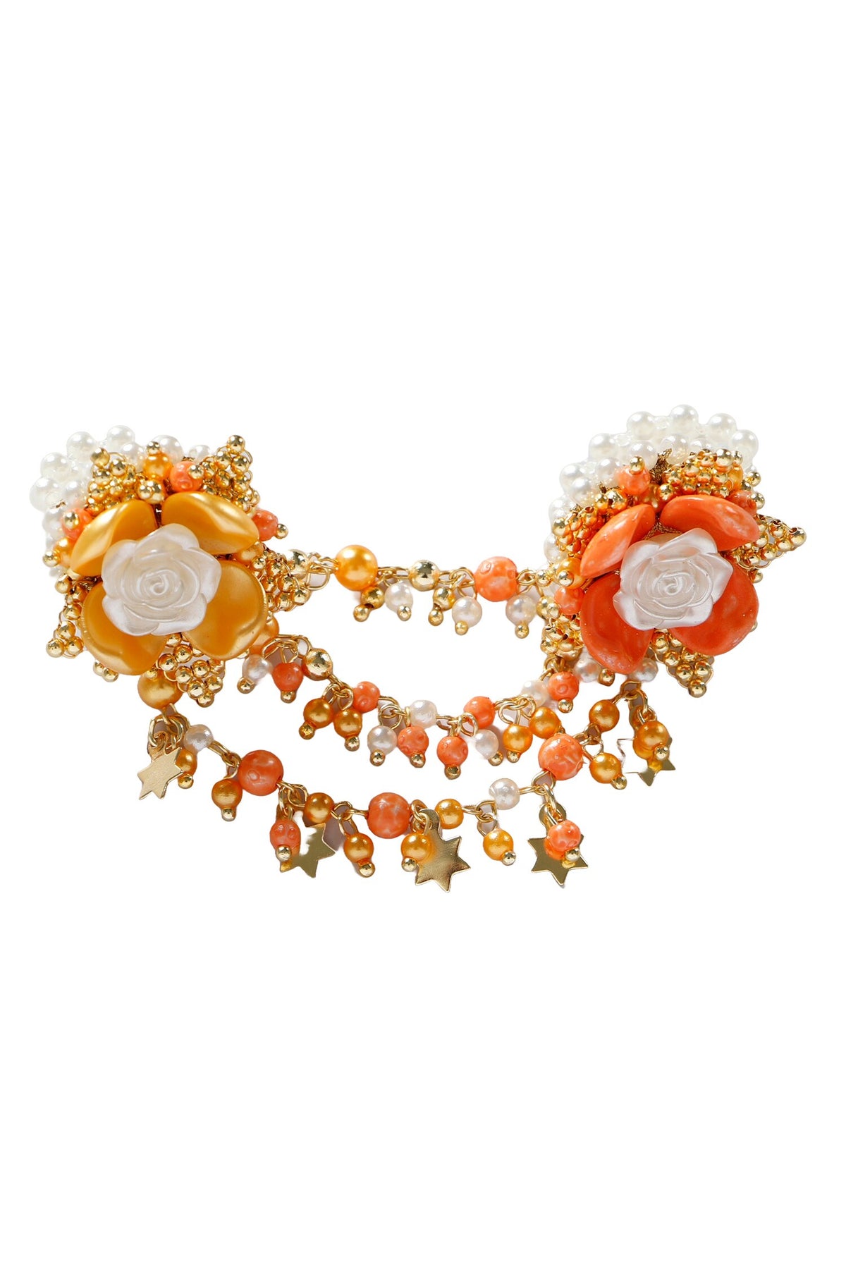 Samyuta Hand Embroidered Dual Ring
