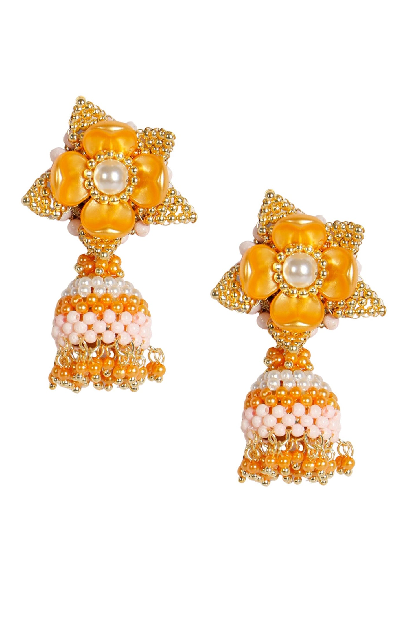 Chitra Pearl Embellished Danglers