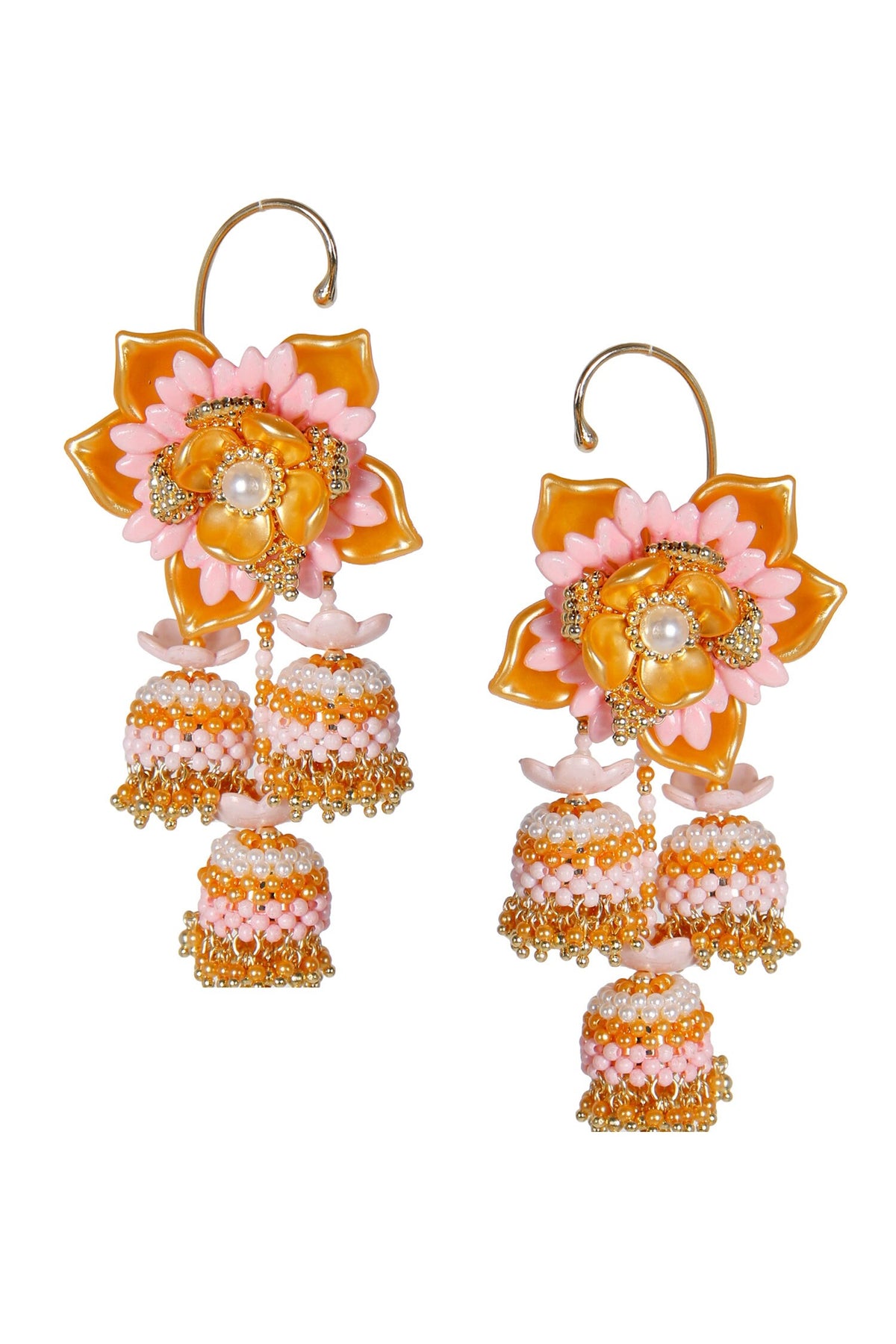 Gopi Floral Shaped Ear Cuffs
