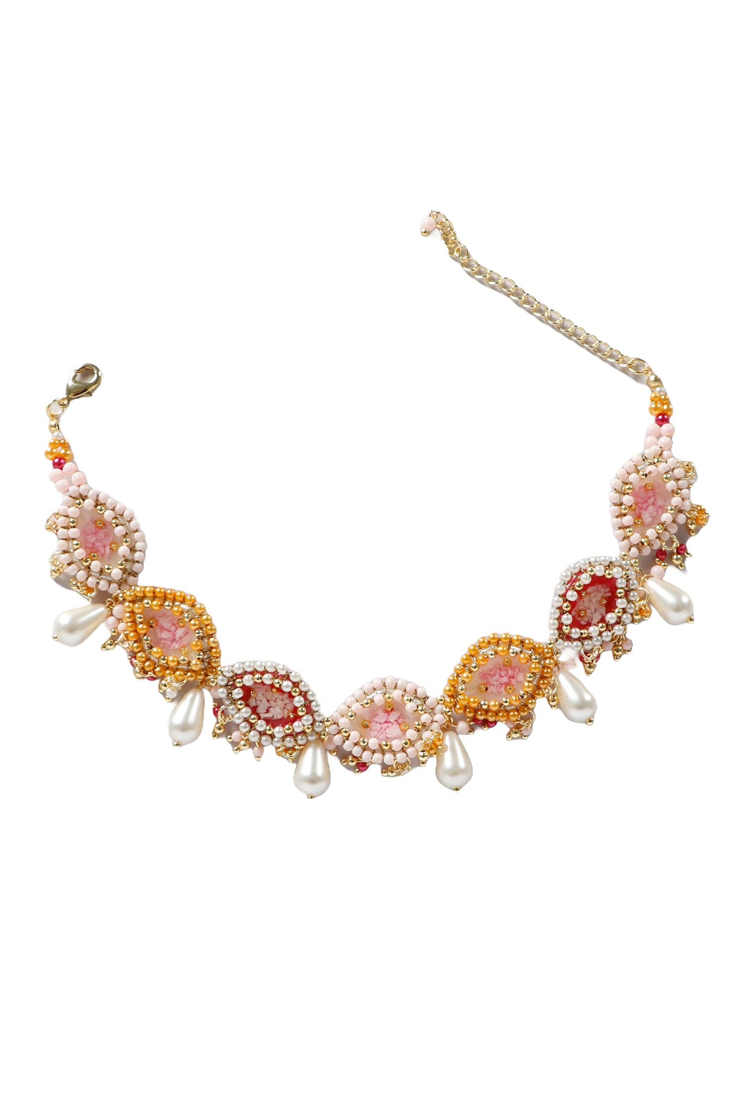 Induleka Pearl Embellished Choker