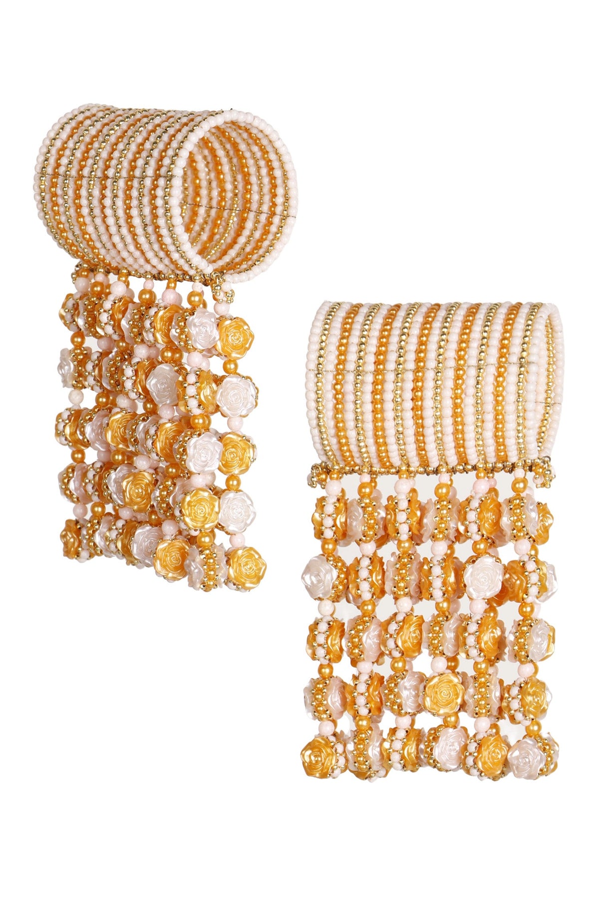 Nivasini Pearl Bead Embellished Kaleera - Set of 2