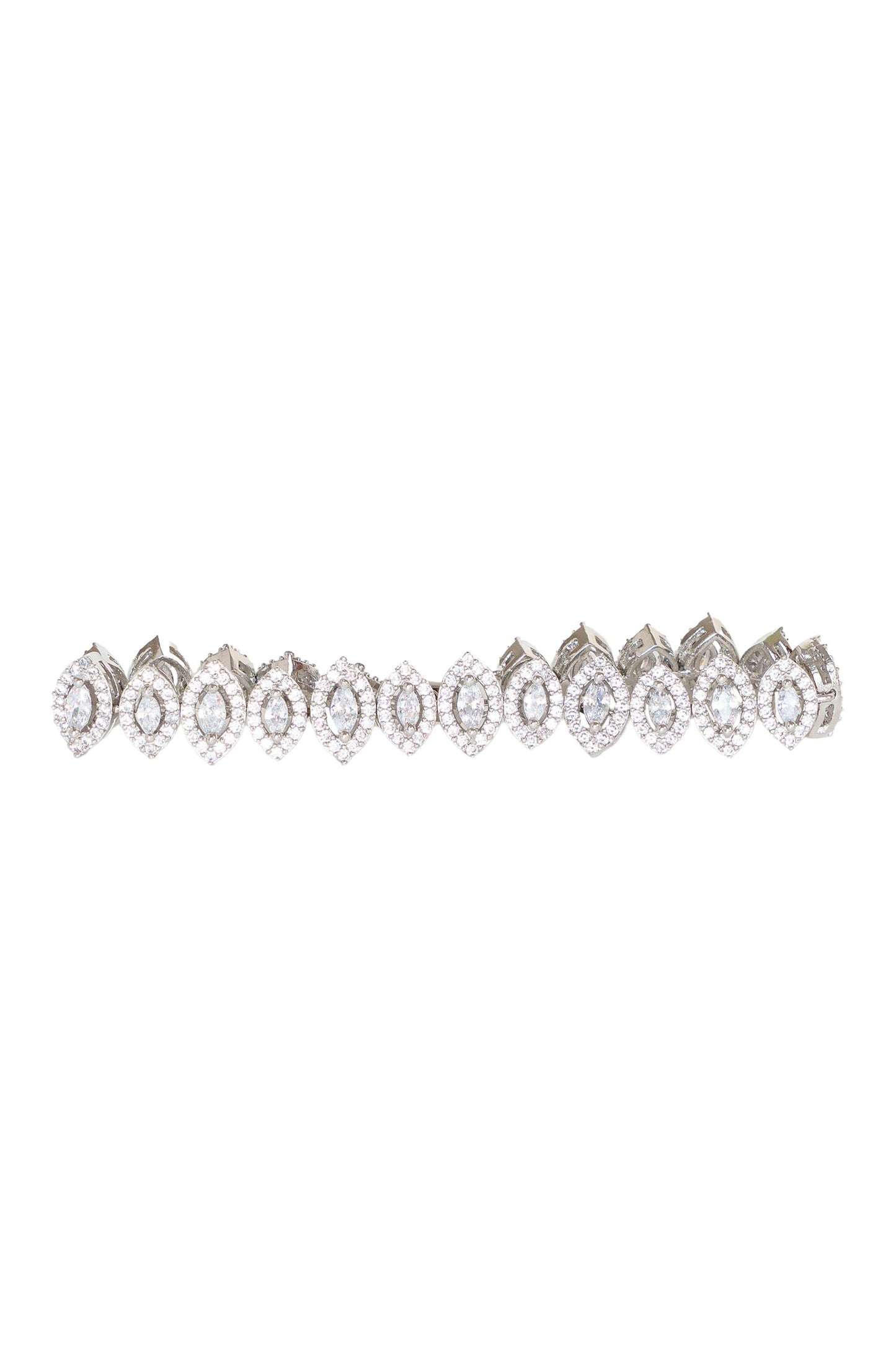 Diamond Embellished Cutwork Bracelet