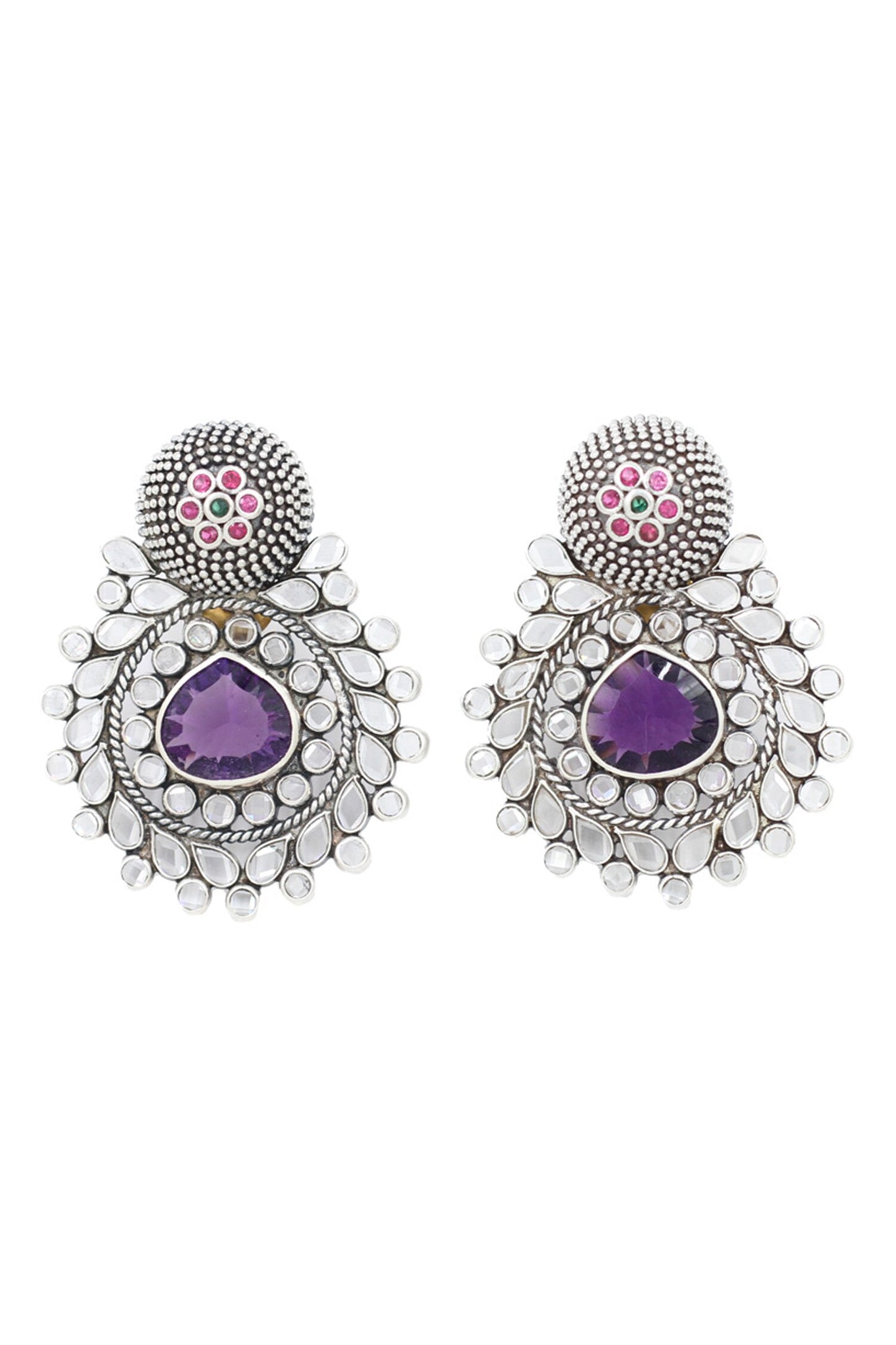 Hydro Gem Stone Embellished Earrings