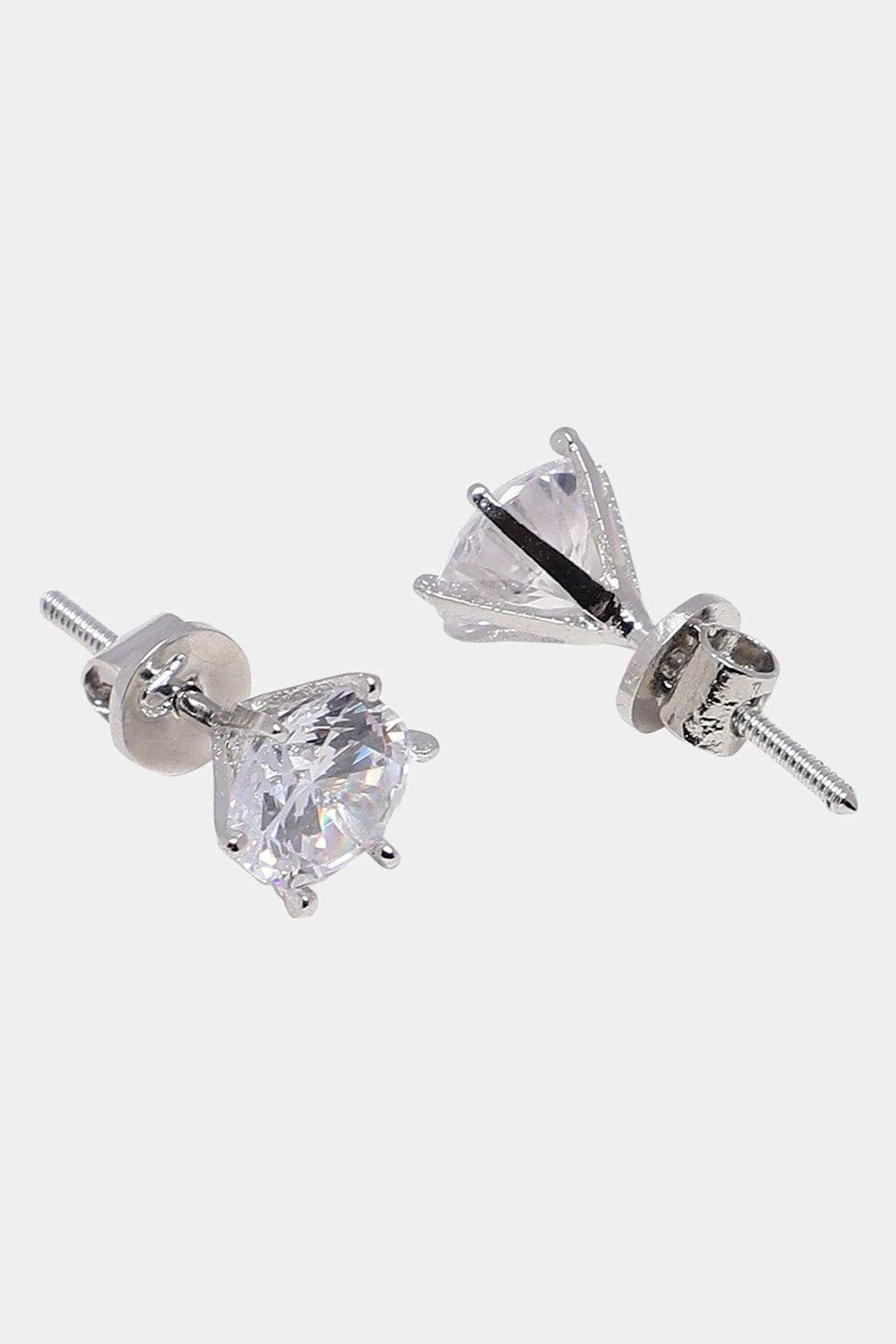 Dhatu Solitaire Stud Earrings