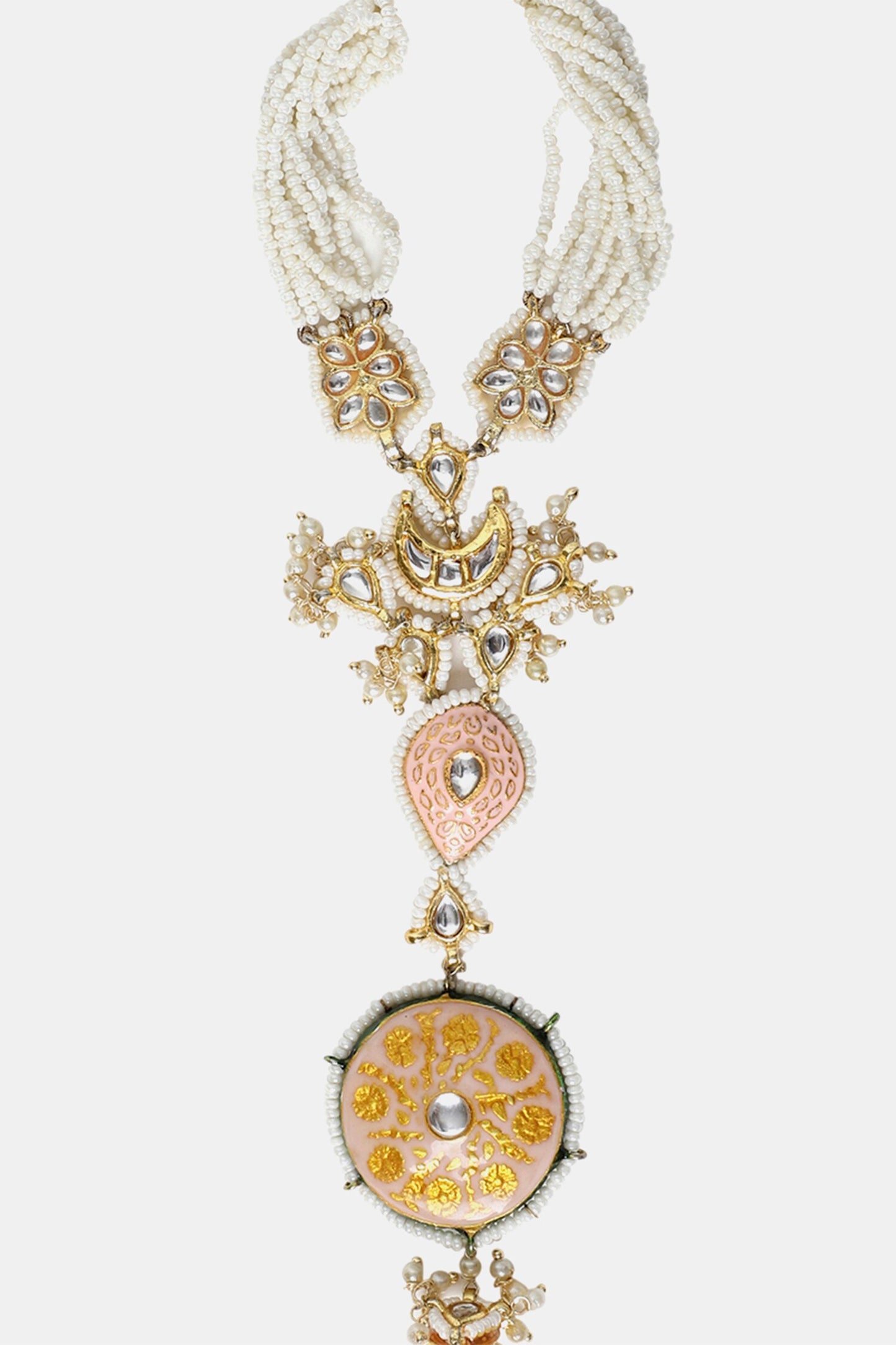 Gul E Rang Kundan Embellished Hathphool