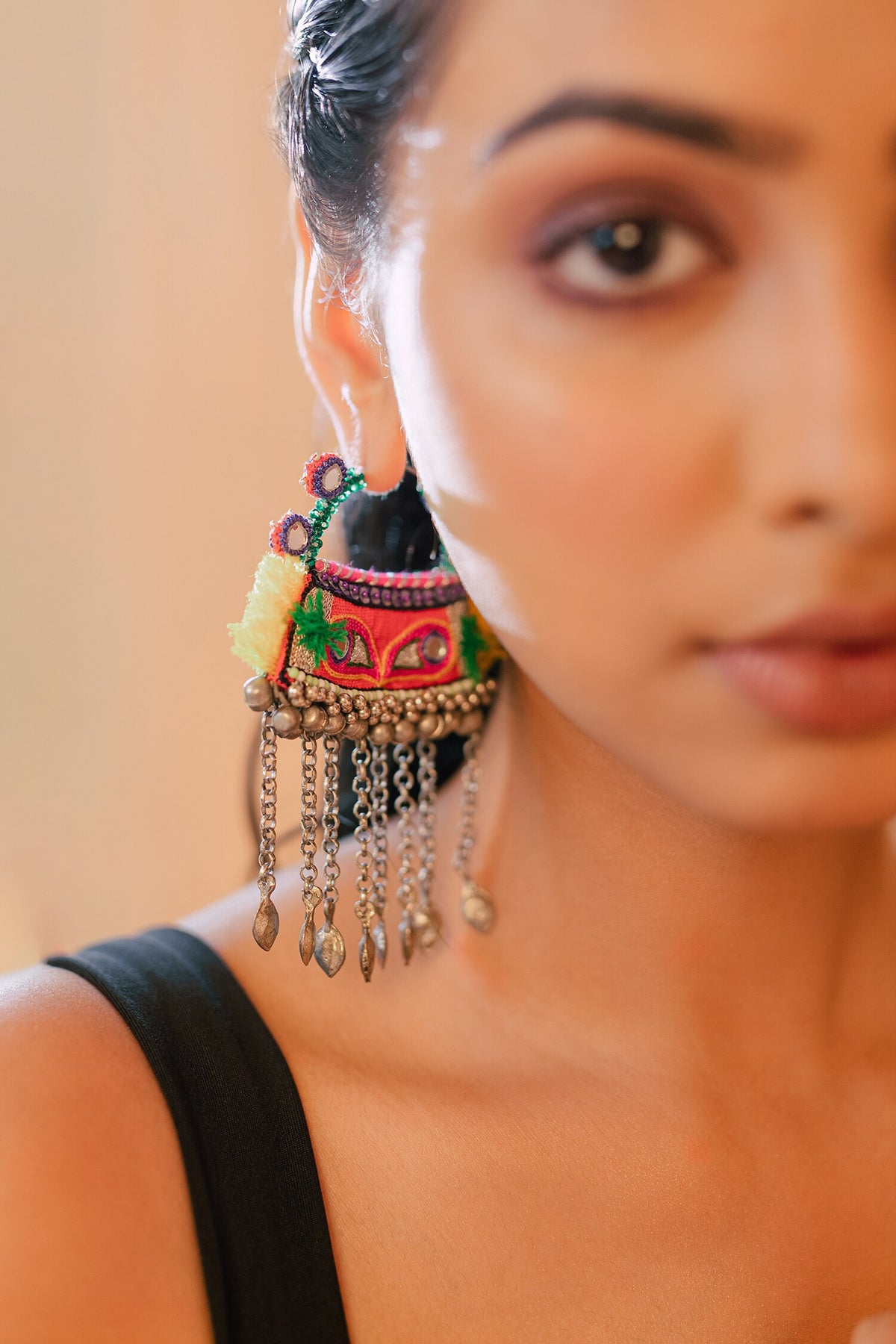Aapne Ketla Embroidered Earrings