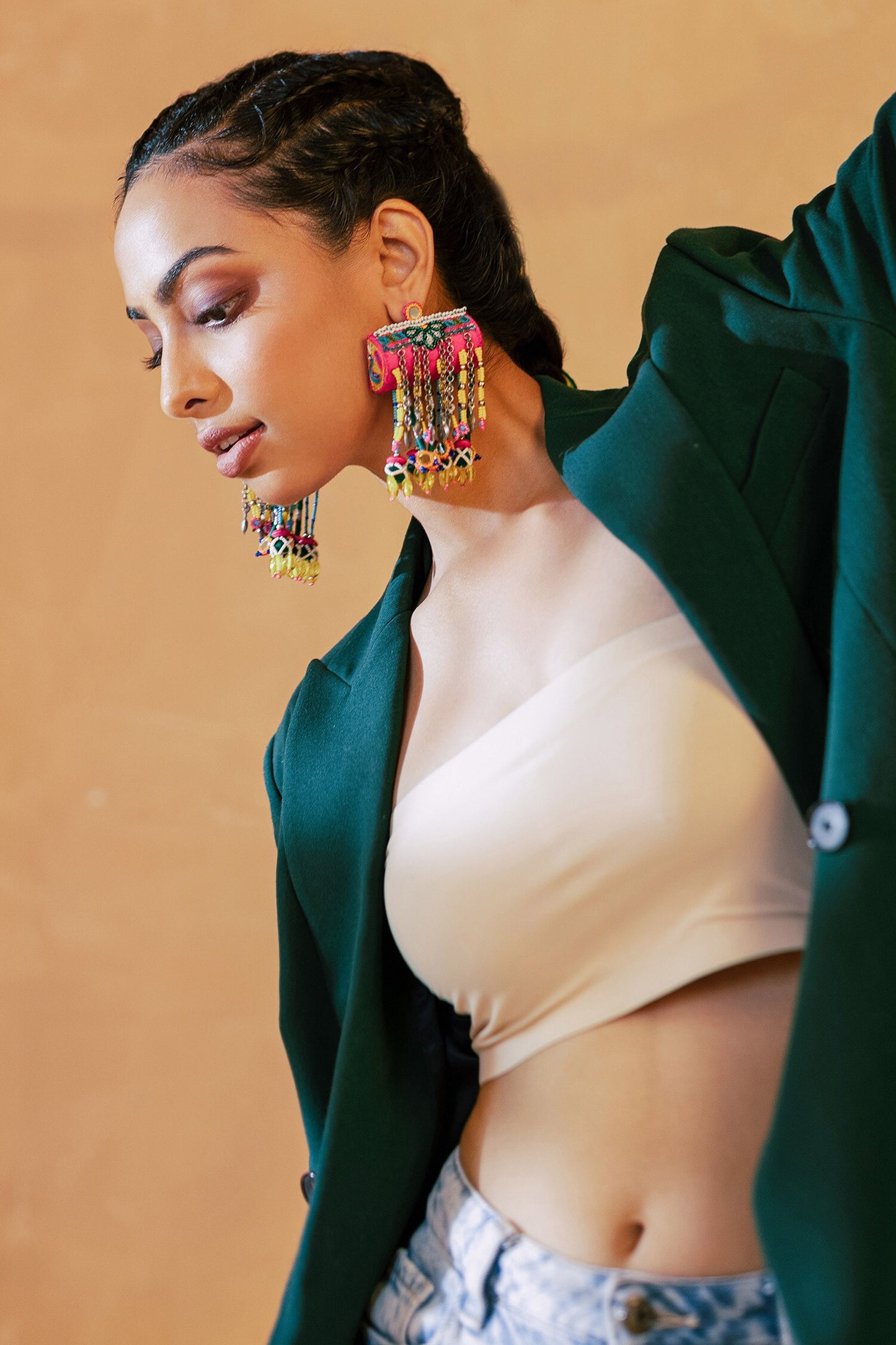 Baggha Embroidered Earrings