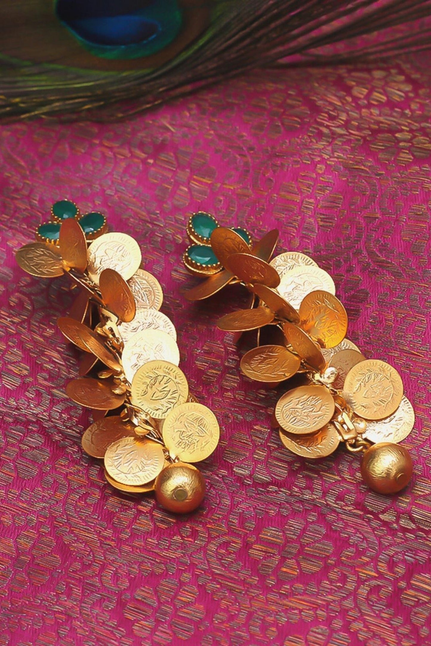 Coin Cluster Earrings