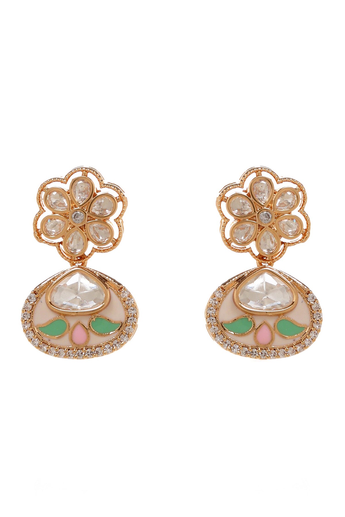 Rani Polki Embellished Necklace Set