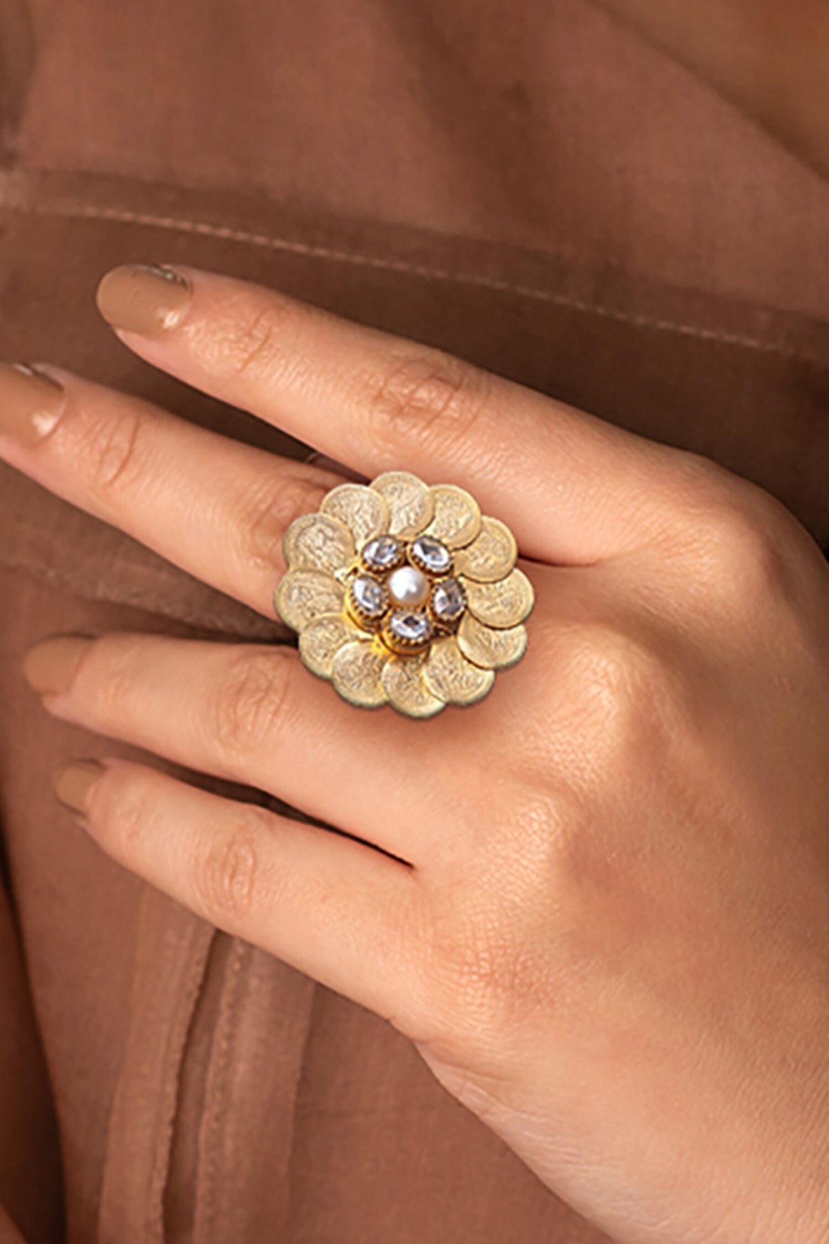 Floral Carved Ring
