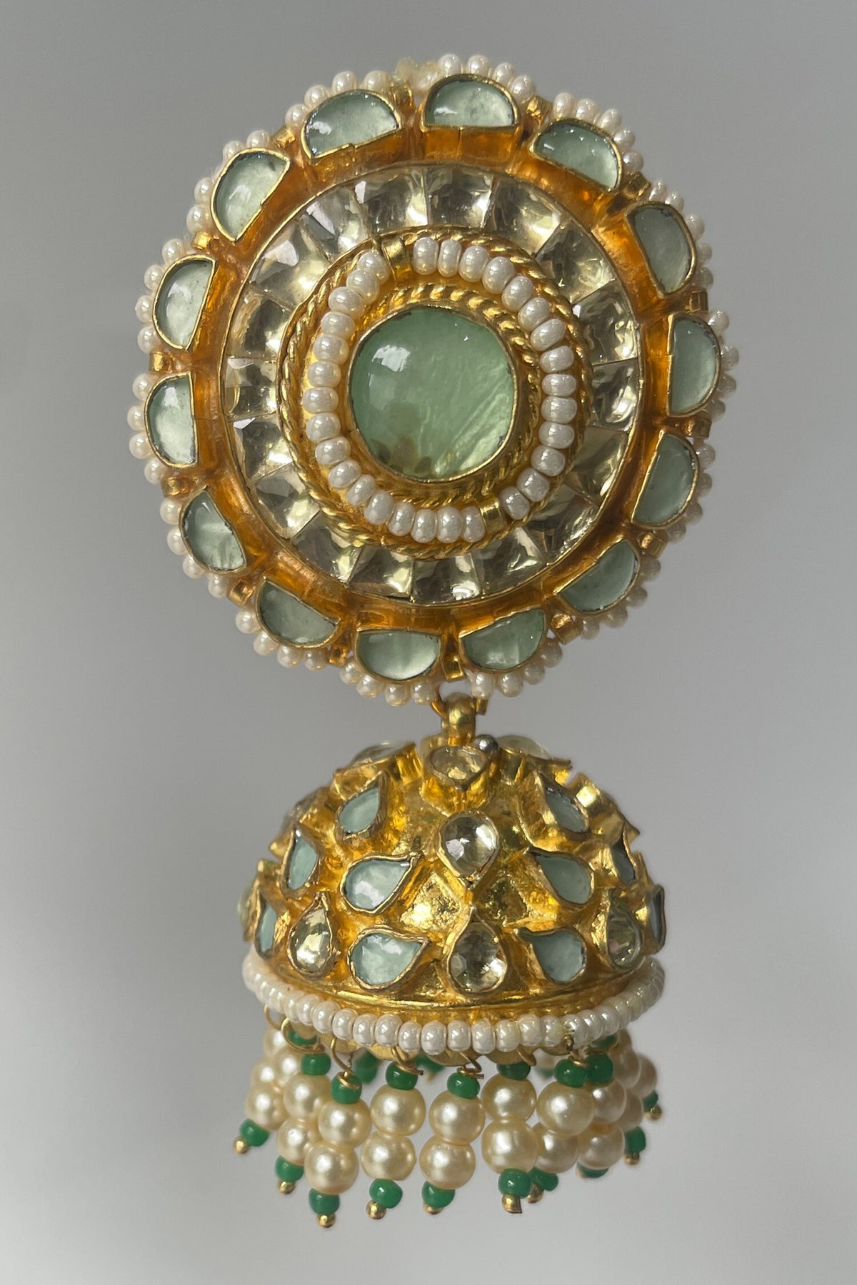Stone Embellished Jhumkas
