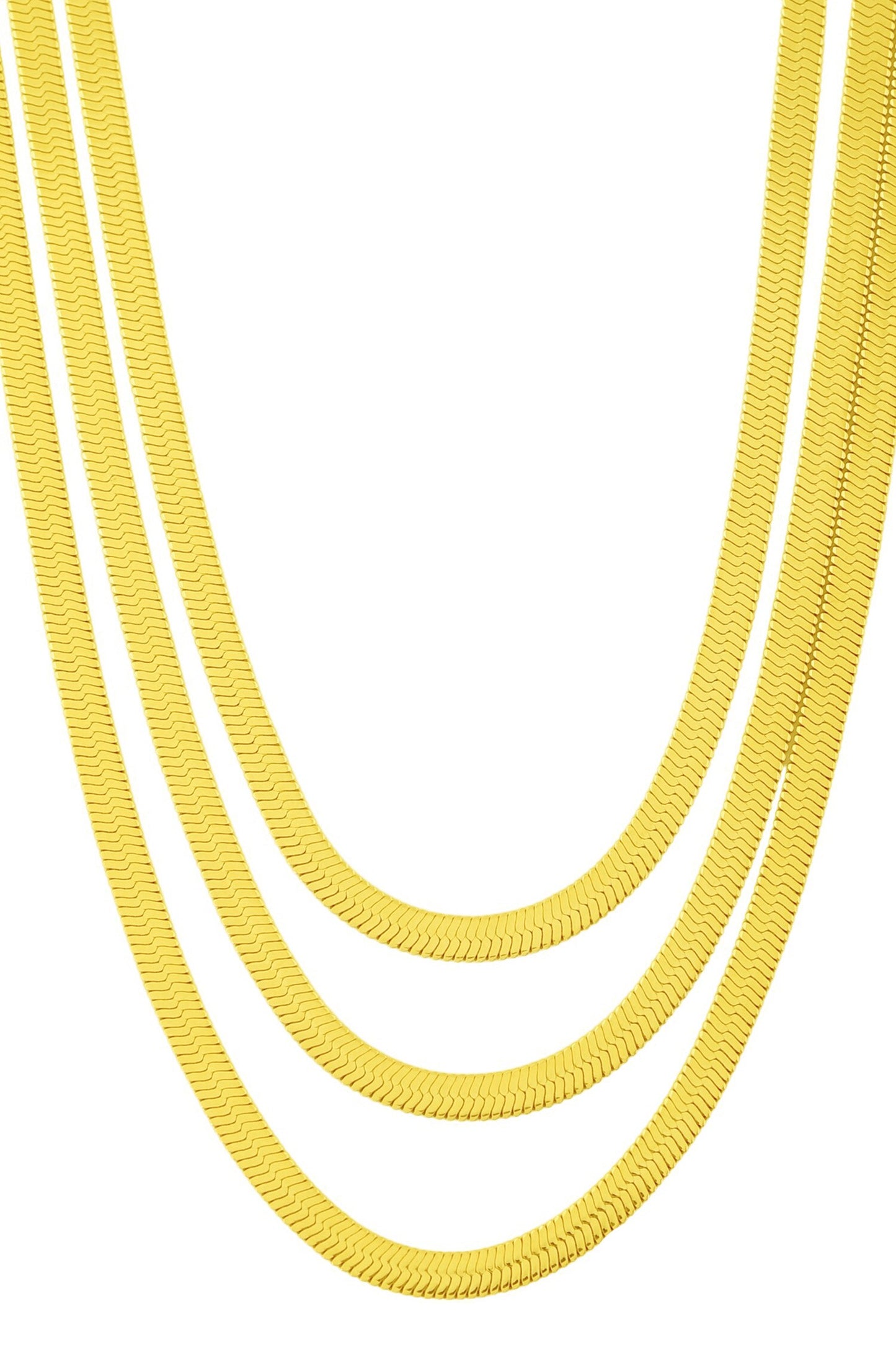 Axis Trilogy Layered Necklace