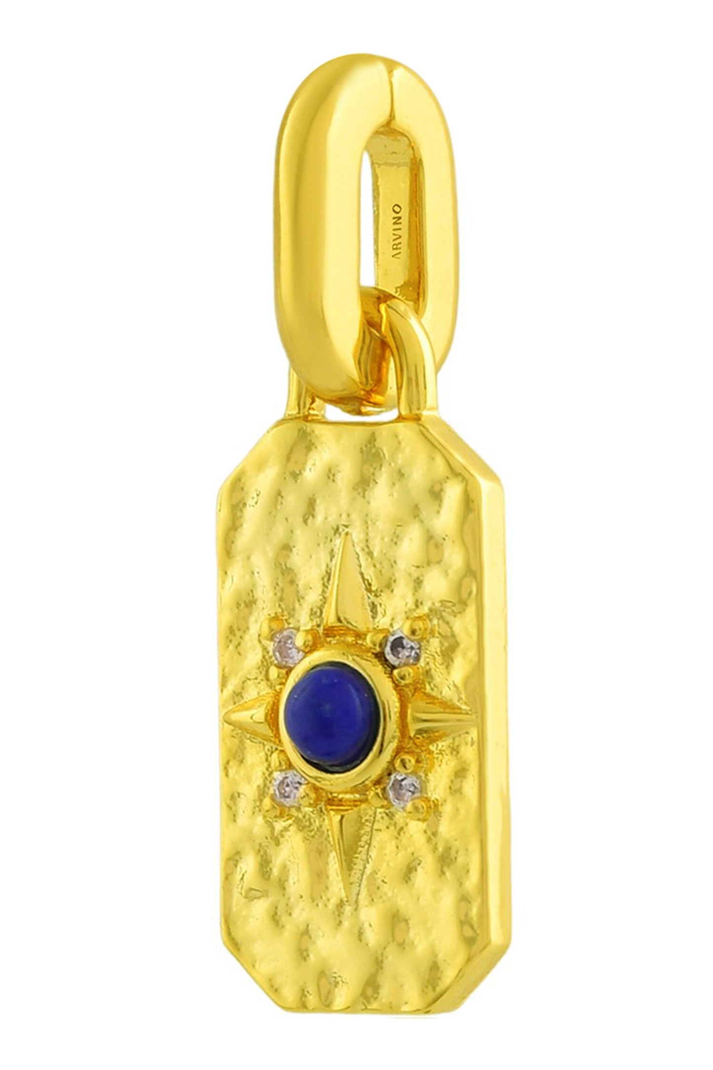 Lapis Stone Studded Outcrop Charm