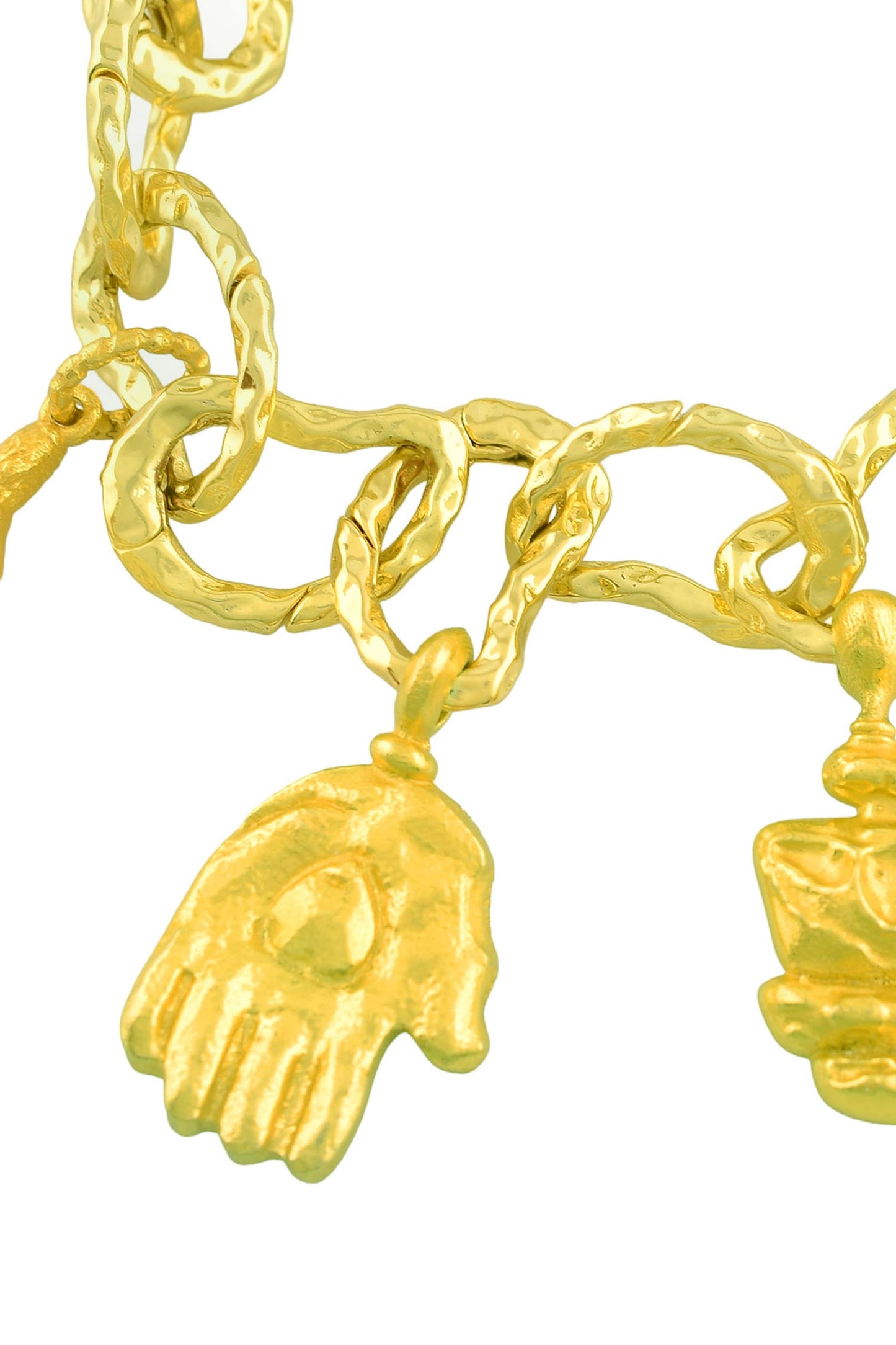 Cobbled Charm Bracelet