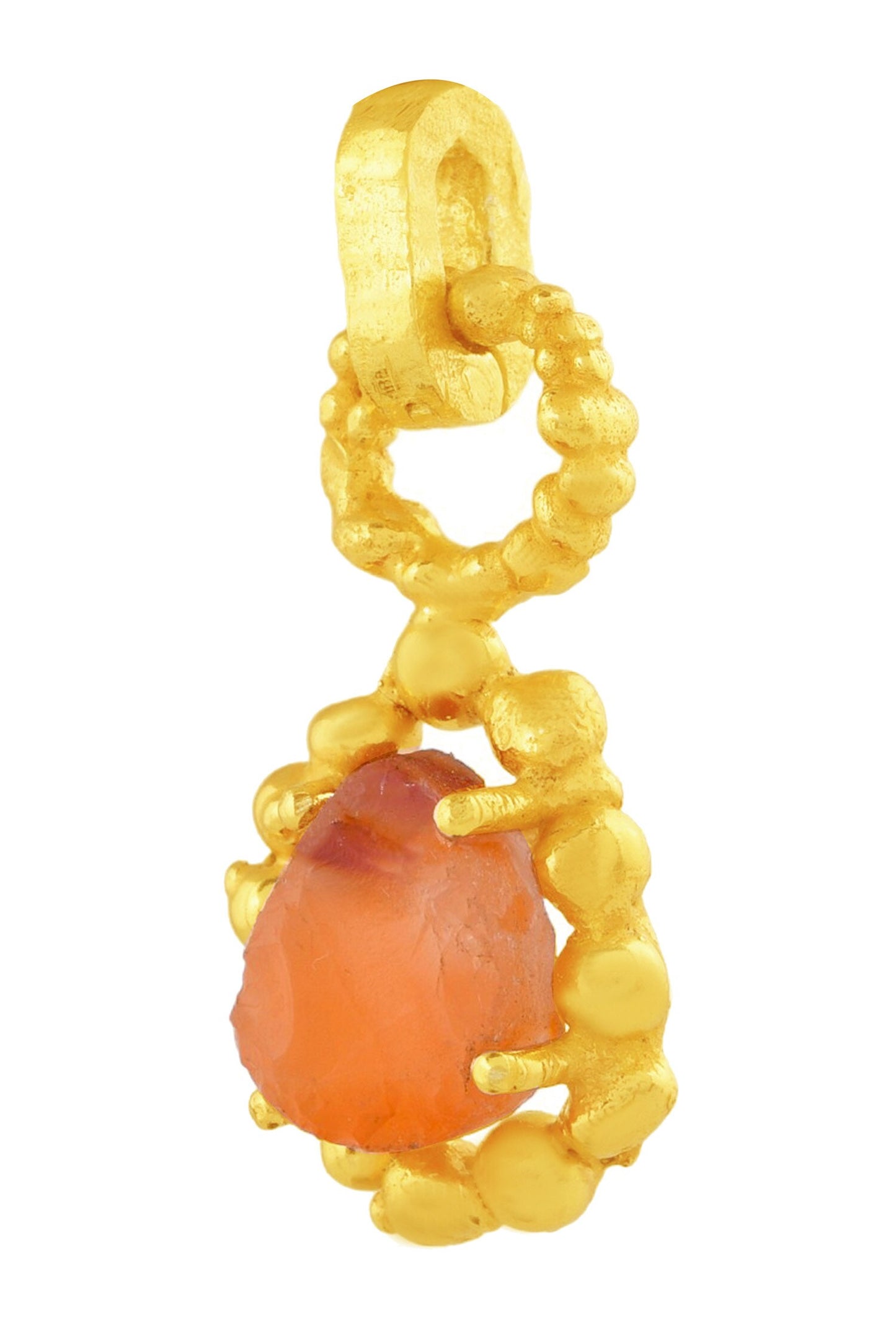 Carnelian Mineral Claw Charm