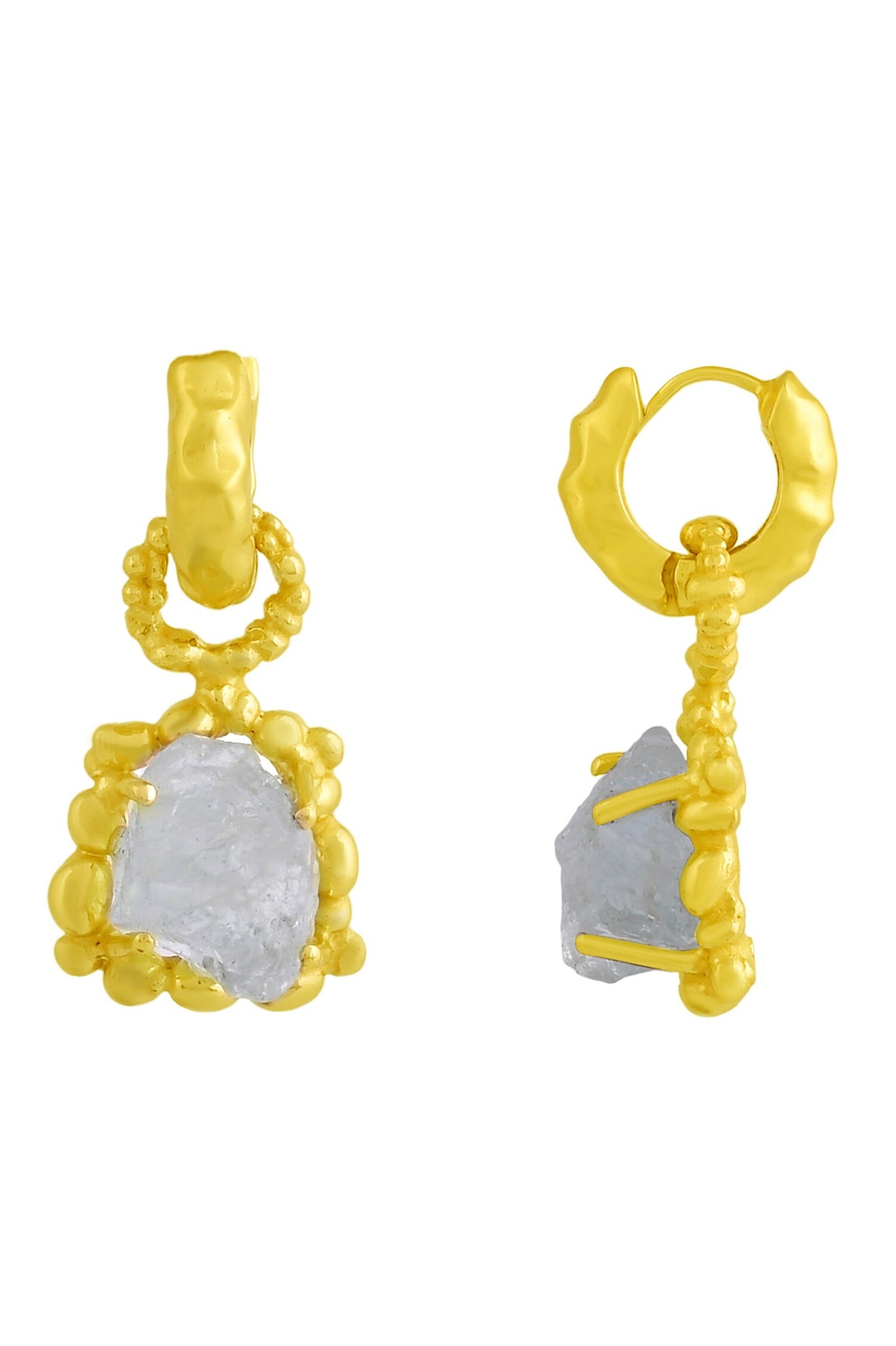 Aquamarine Sorcery Stone Embellished Drops