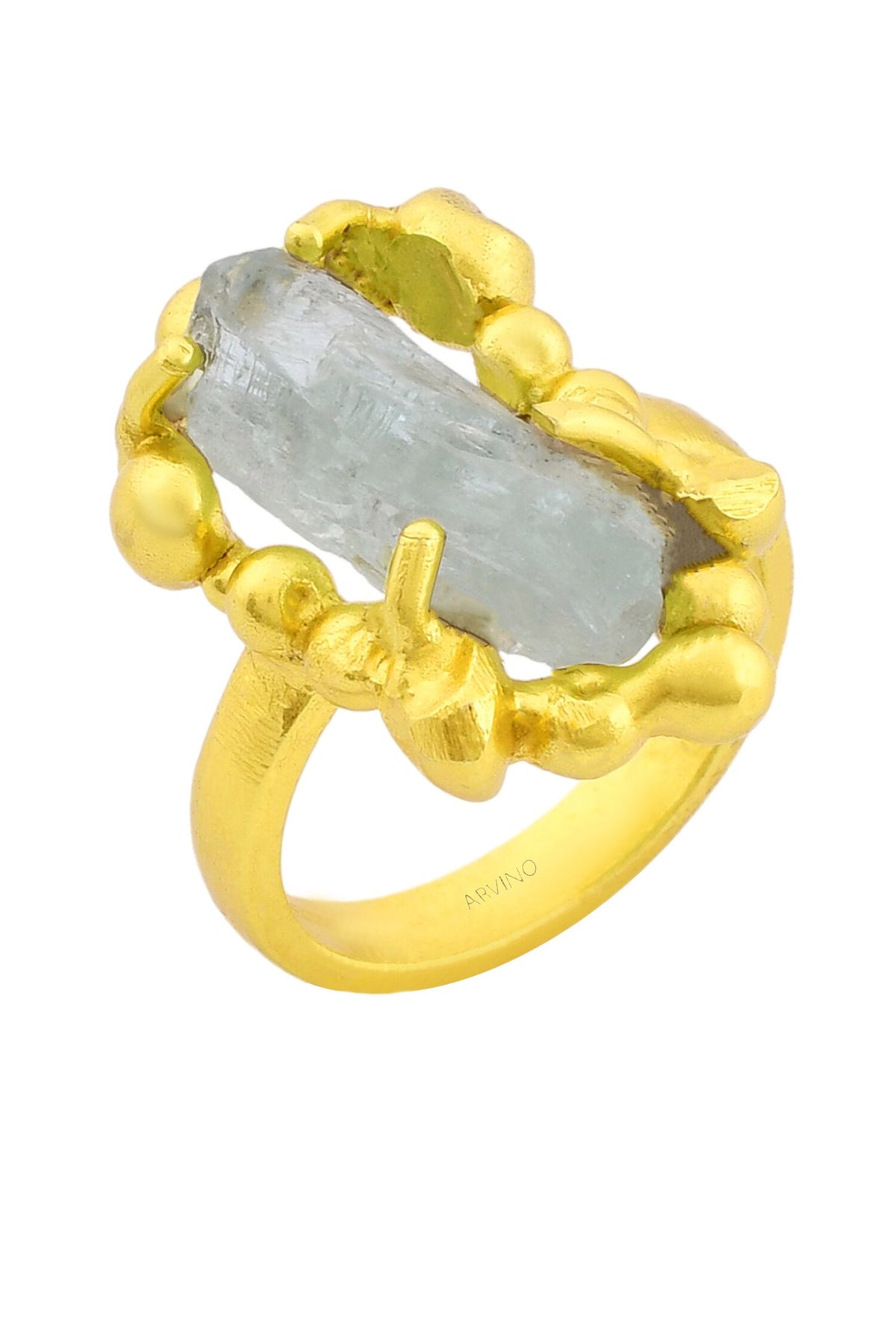 Aquamarine Sorcery Stone Studded Ring