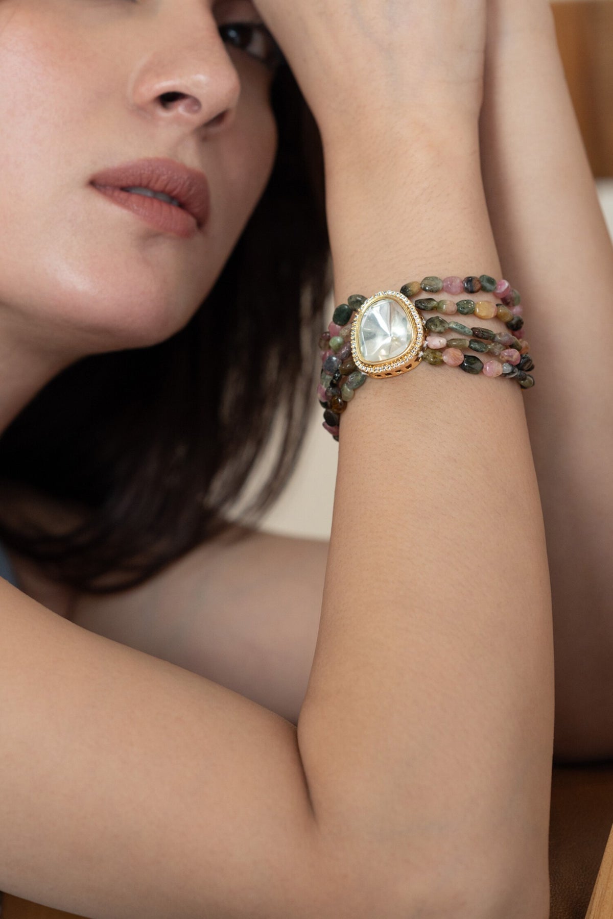 Victorian Polki Embellished Bracelet