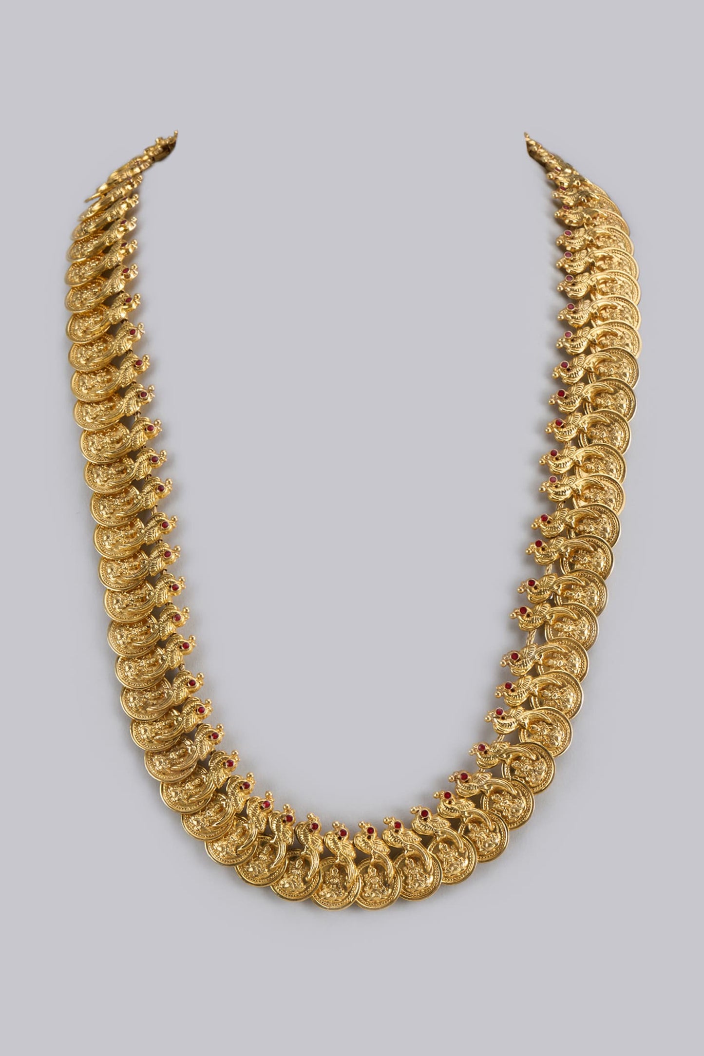 Tarak Coin Carved Necklace