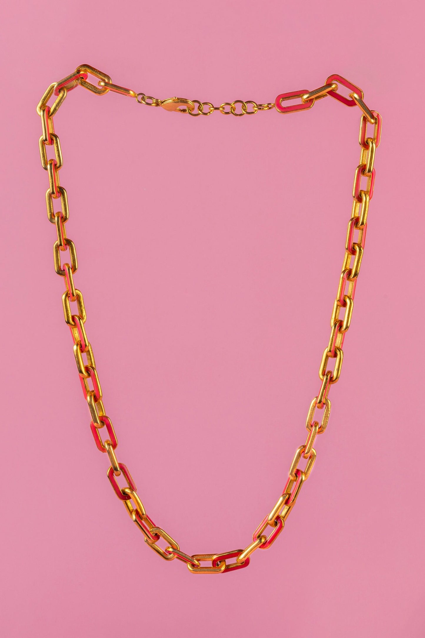 Enamelled Link Chain