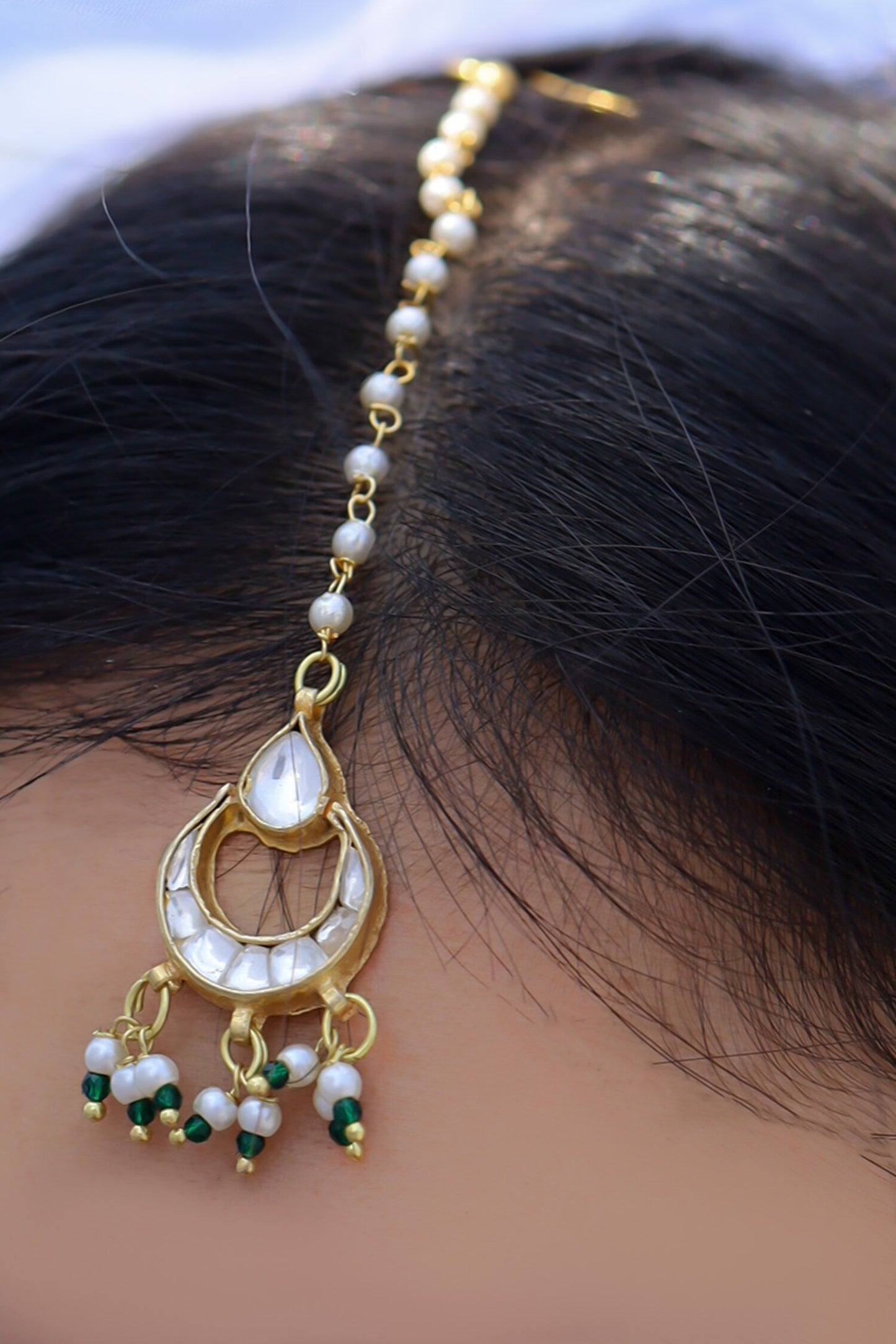 Half Crescent Shaped Maangtikka