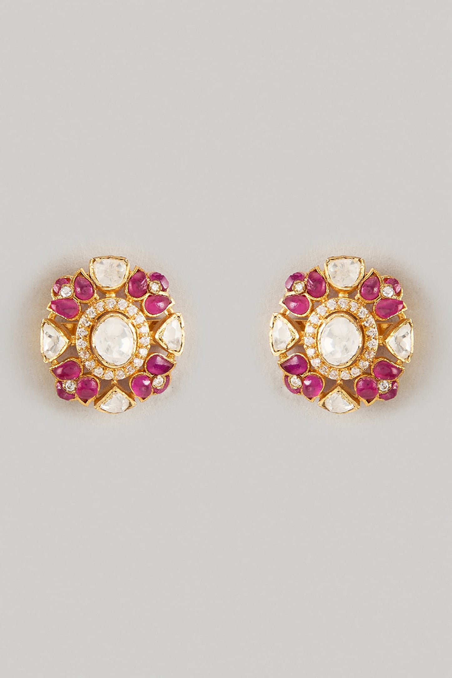 Cubic Zirconia Embellished Earrings