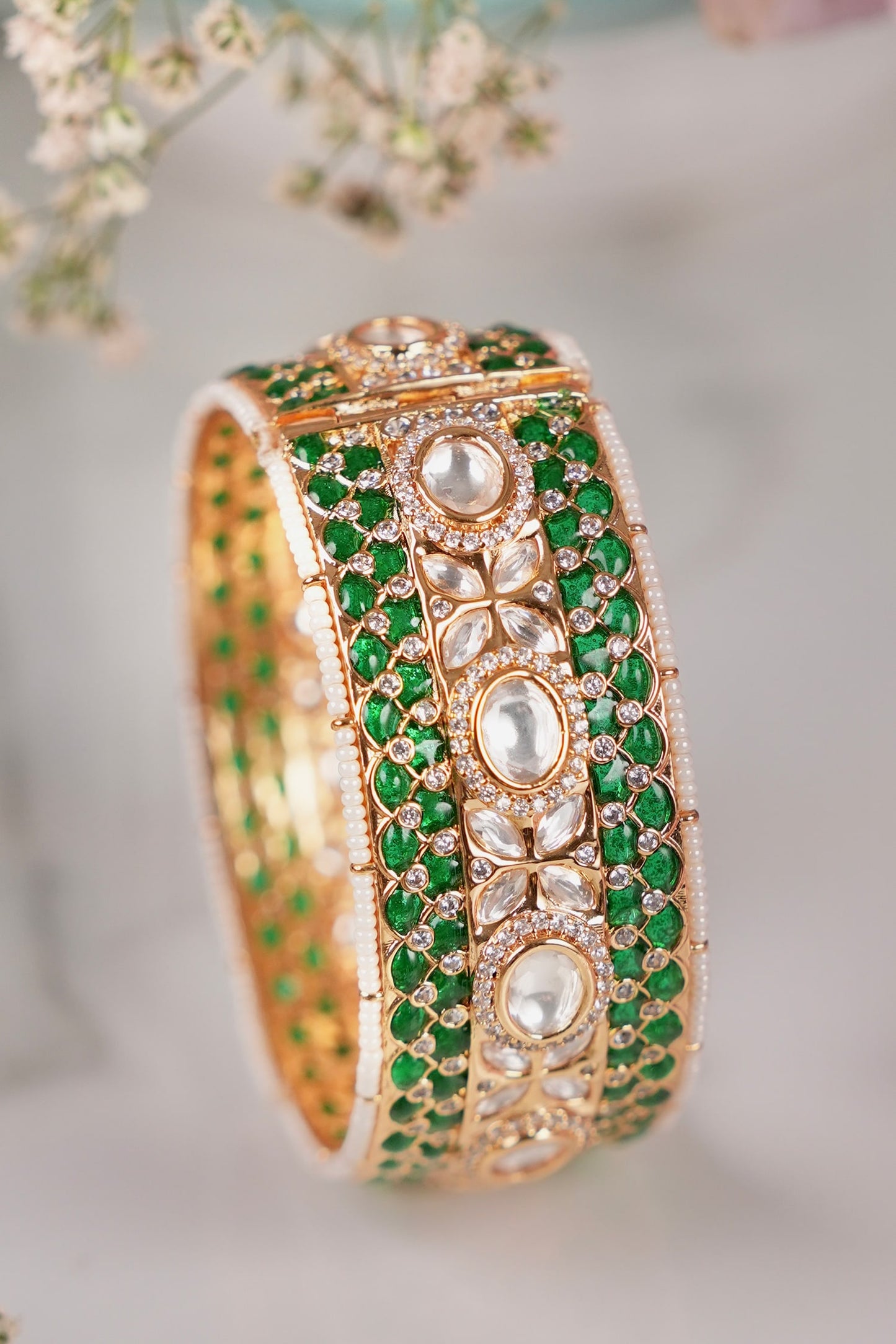 Sushmita Embellished Kada Bangle - Single Pc