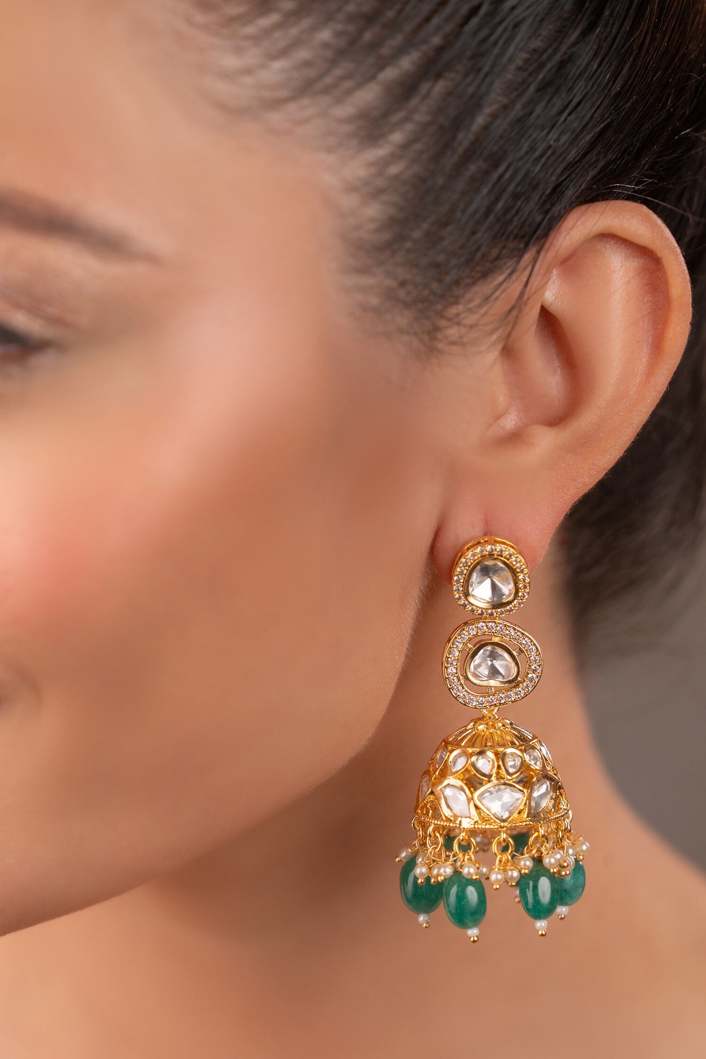 Unnati Embellished Jhumkas