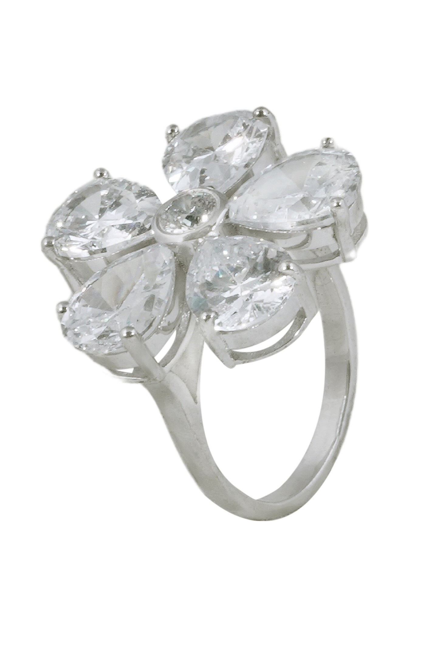 Promise Petal CZ Ring
